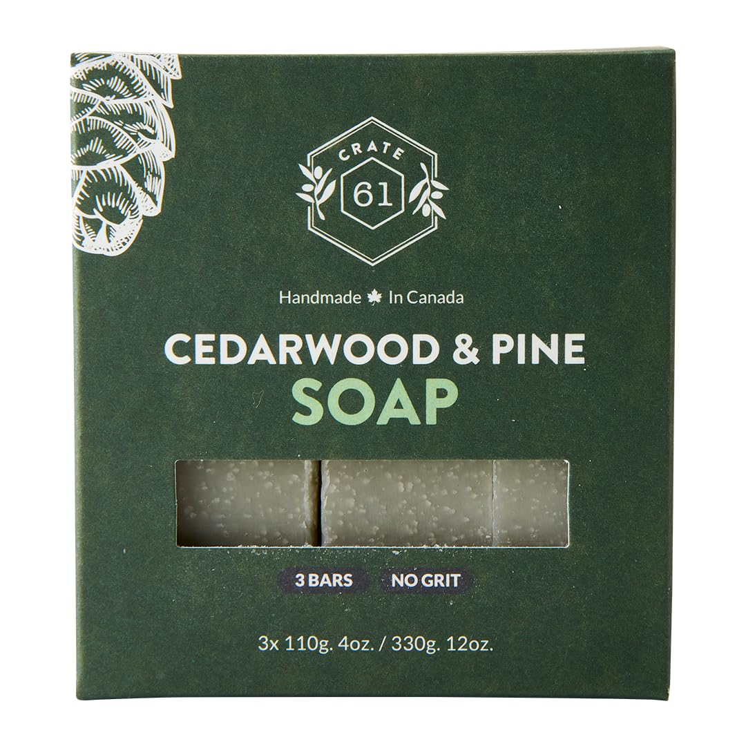 Handmade Vegan Natural Bar Soap Cold Pressed For Face And Body, With Premium Essential Oils, Eucalyptus & Peppermint For Men And Women 3 Pack (Lavender)