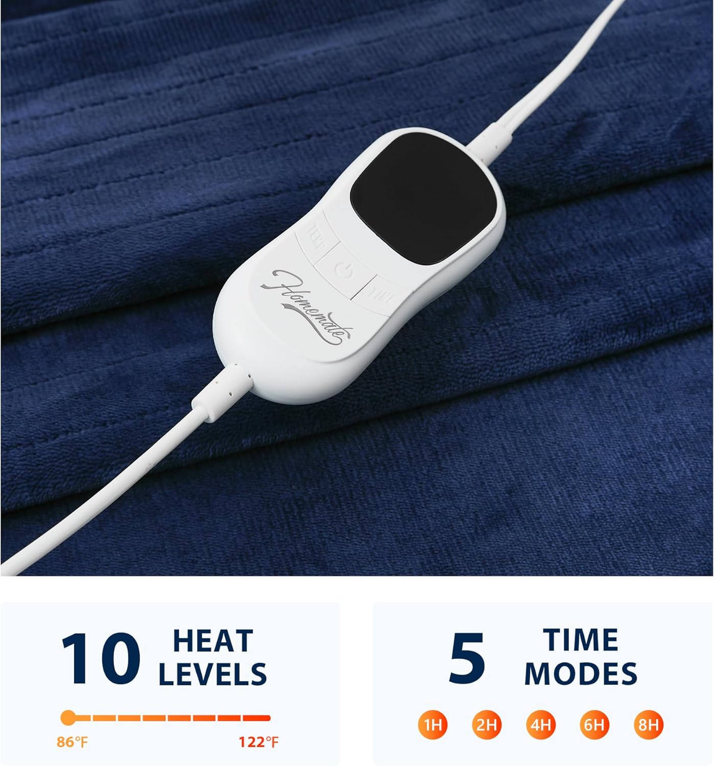 Homemate Heated Blanket Electric Throw - 50