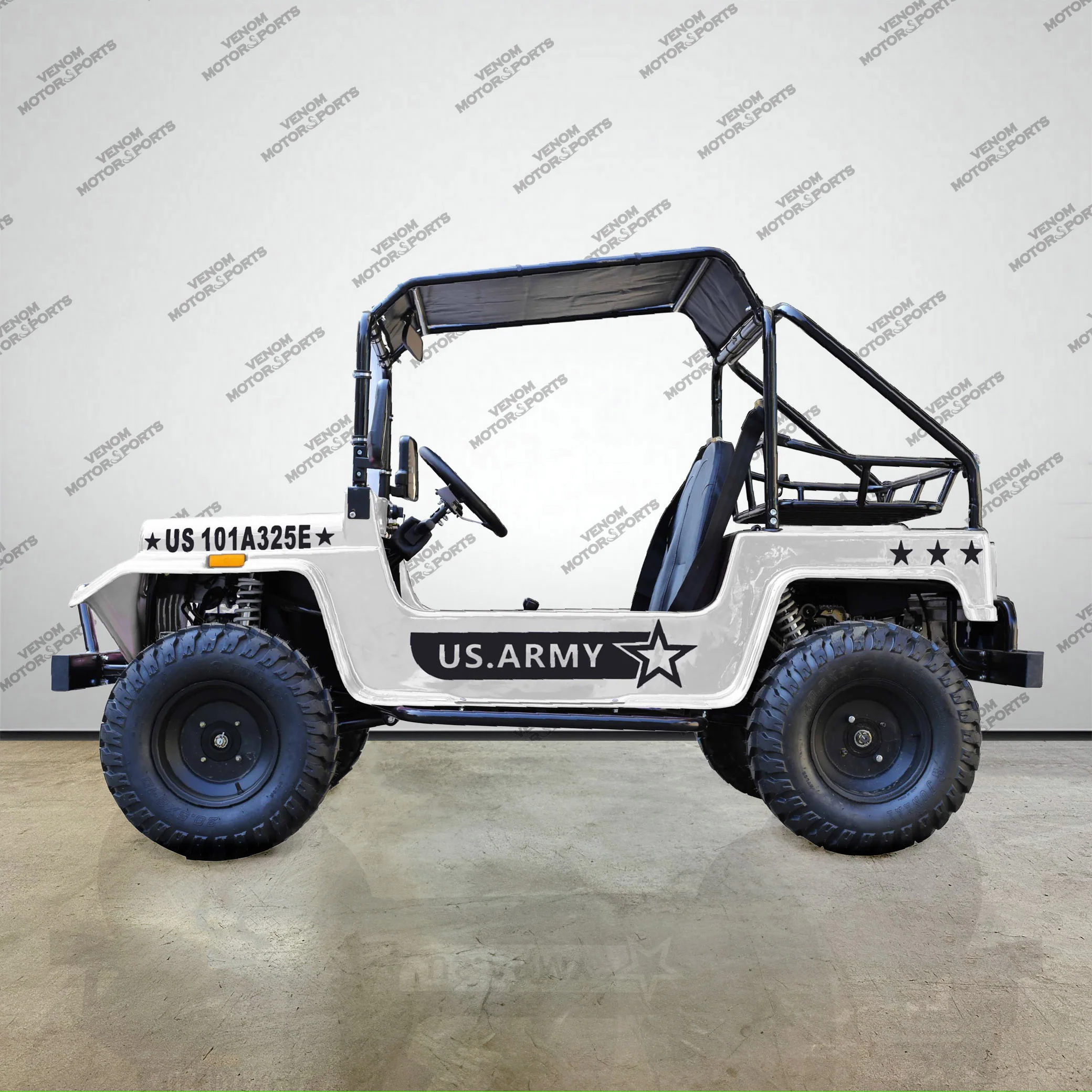 Venom 200cc Mini Jeep | Willys Edition | Full-Size | Automatic