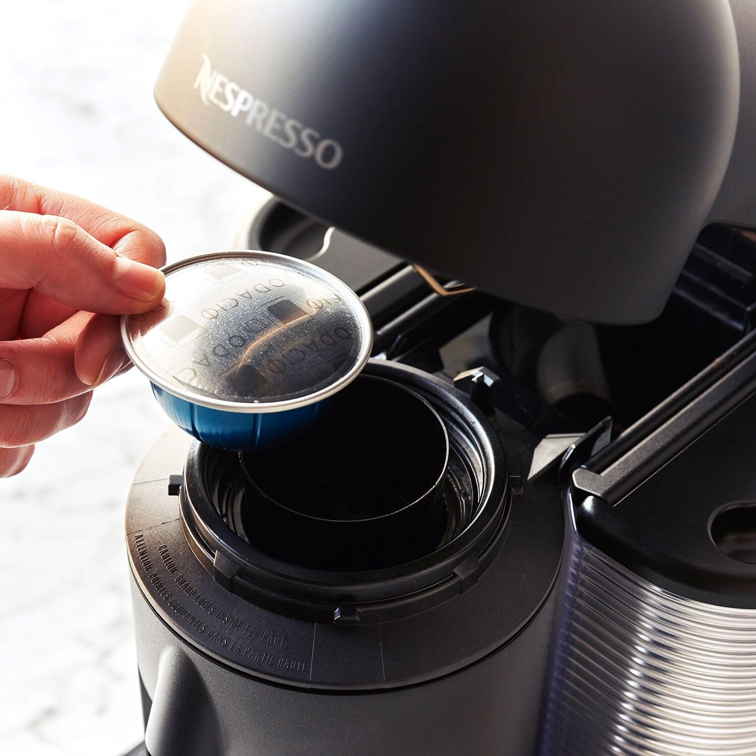 Nespresso Vertuo Coffee and Espresso Maker by Breville, Chrome