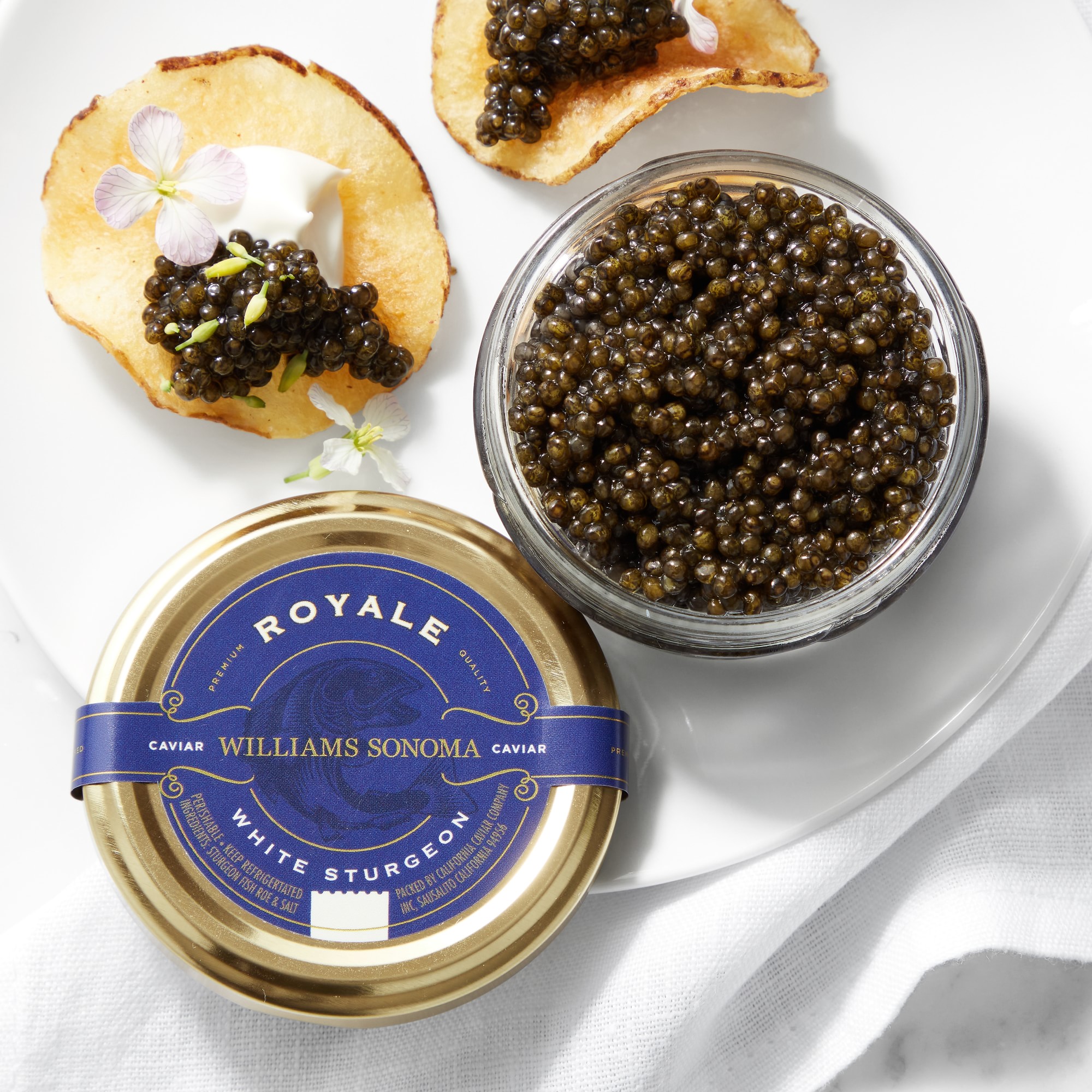 Williams Sonoma Royale Caviar Tin