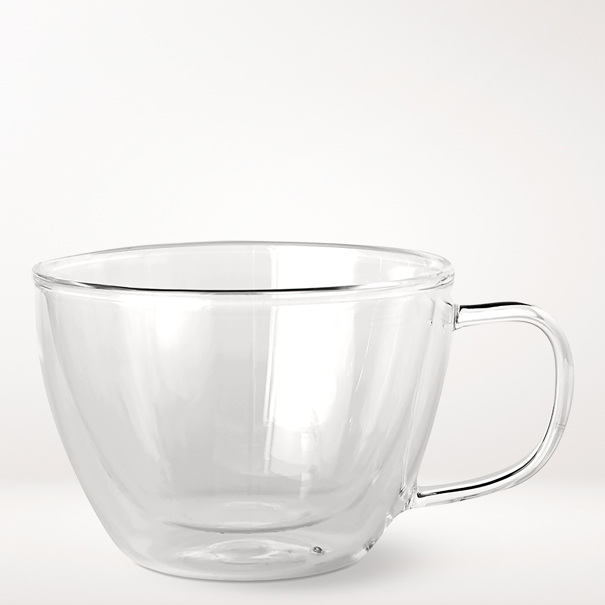 Double-Wall Glass Latte Mugs