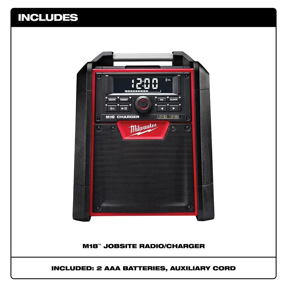 Milwaukee Pre-Sale 2792-20 M18 18V Jobsite Bluetooth Radio/Charger - Bare Tool