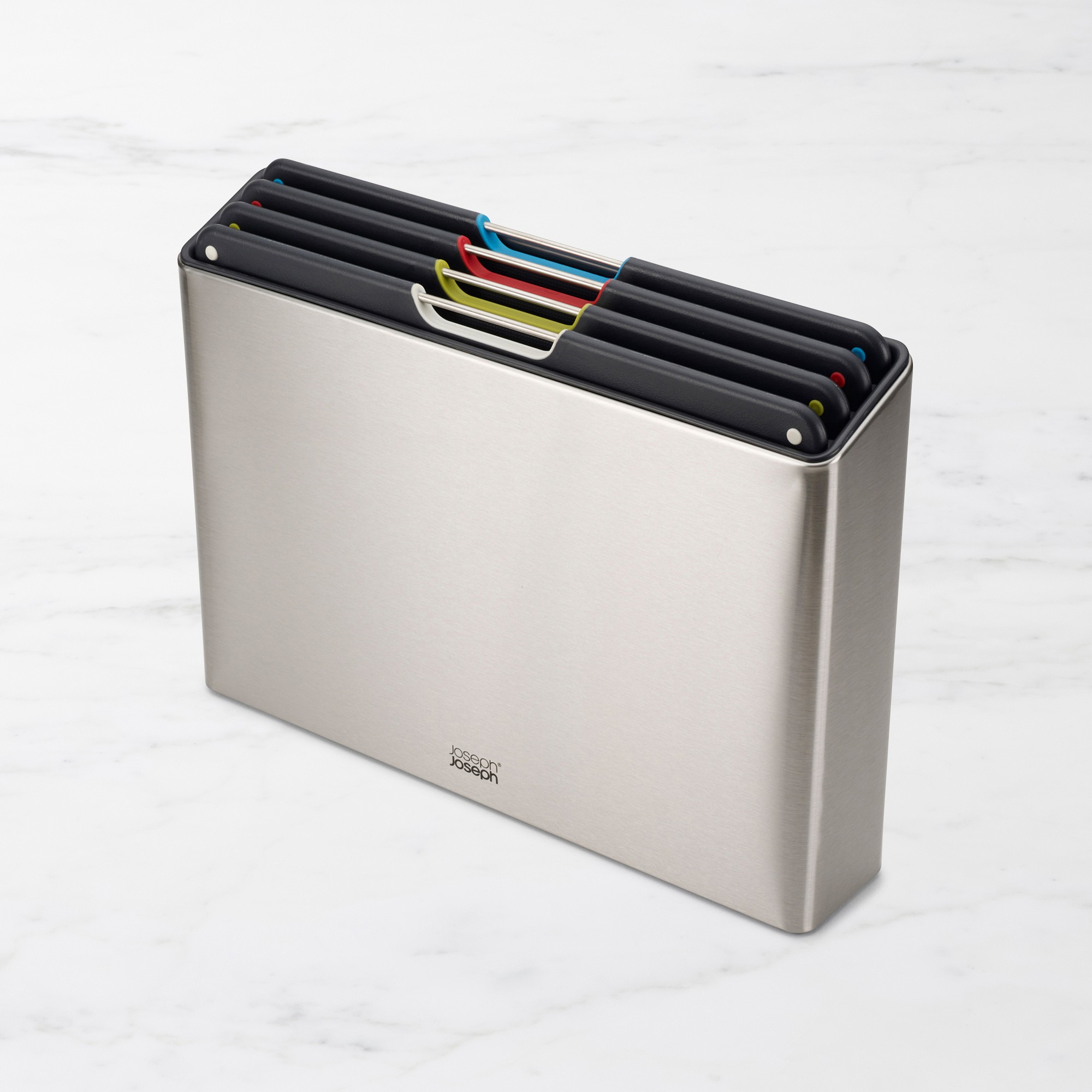 Joseph Joseph Folio Chopping Board, Steel, Set of 4