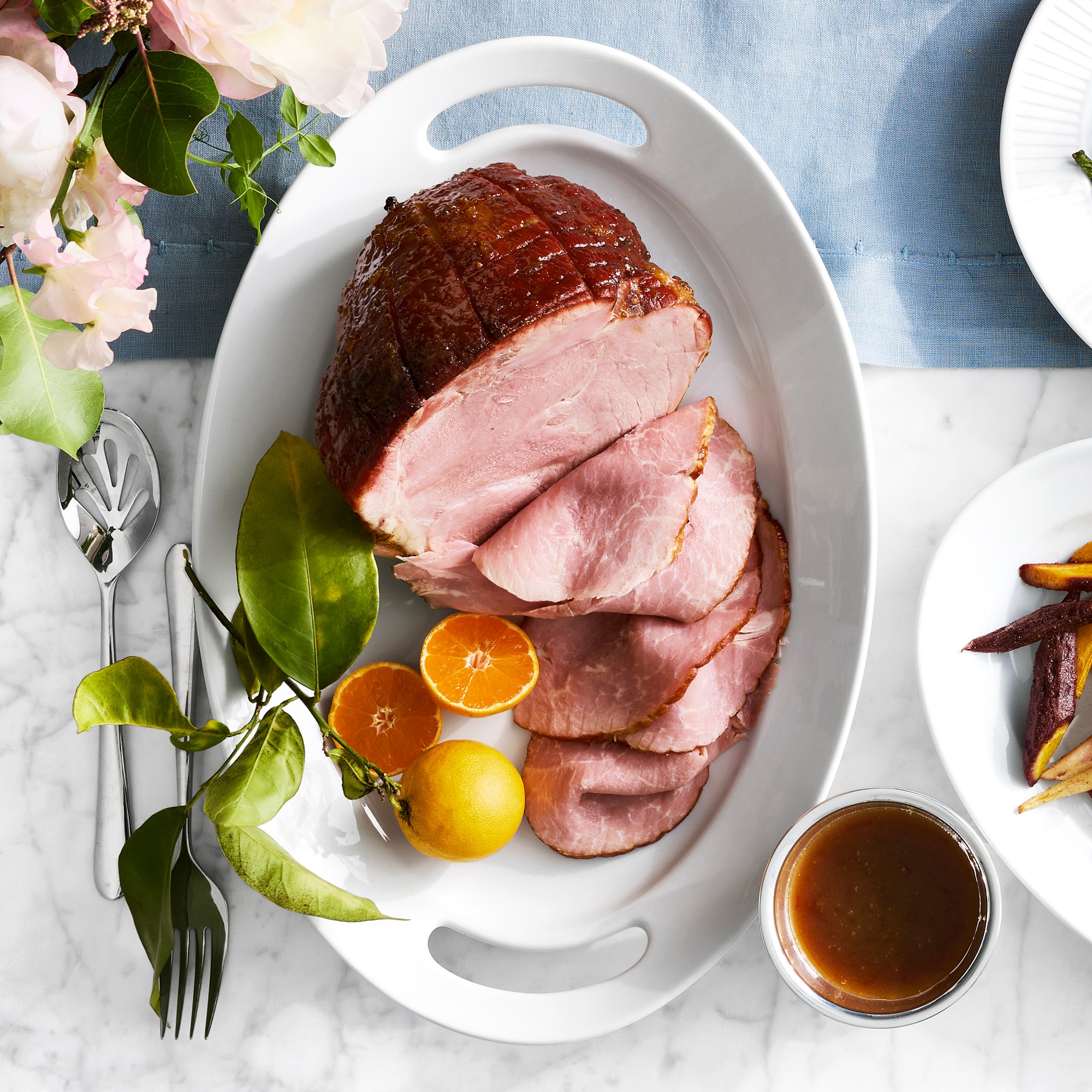 Pillivuyt Handled Oval Porcelain Platter