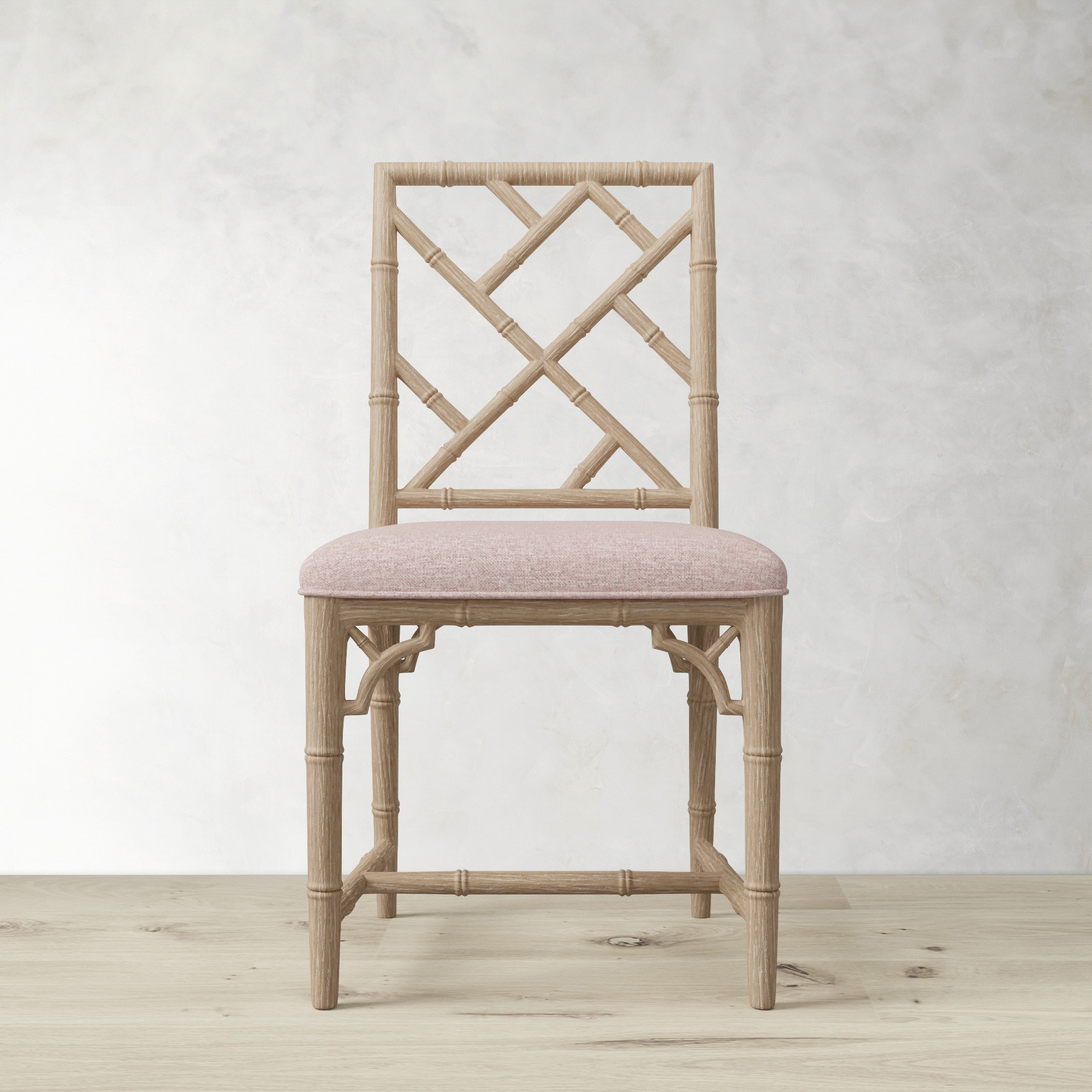 Chippendale Upholstered Bistro Side Chair
