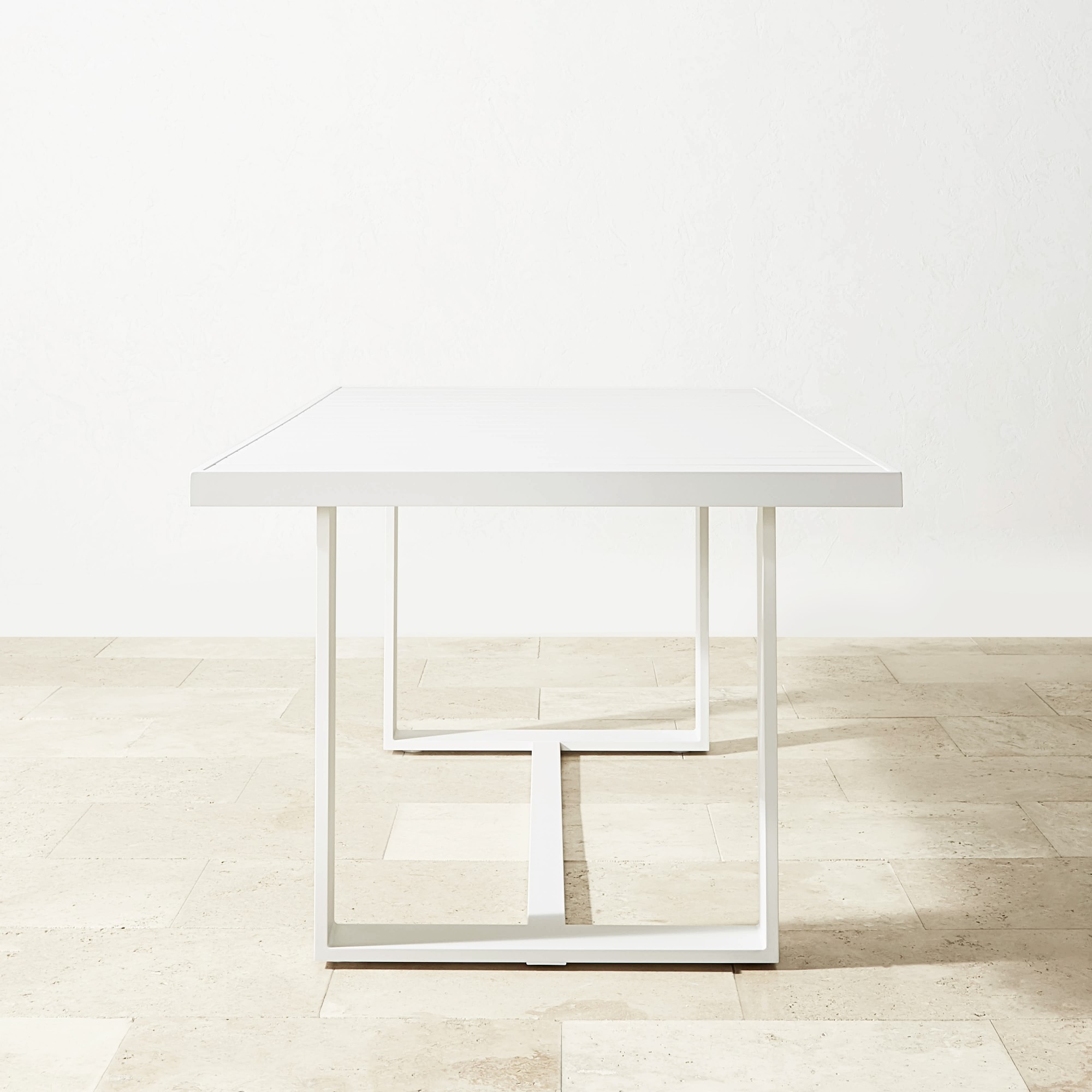 Santa Barbara Outdoor Metal Rectangular Dining Table (84