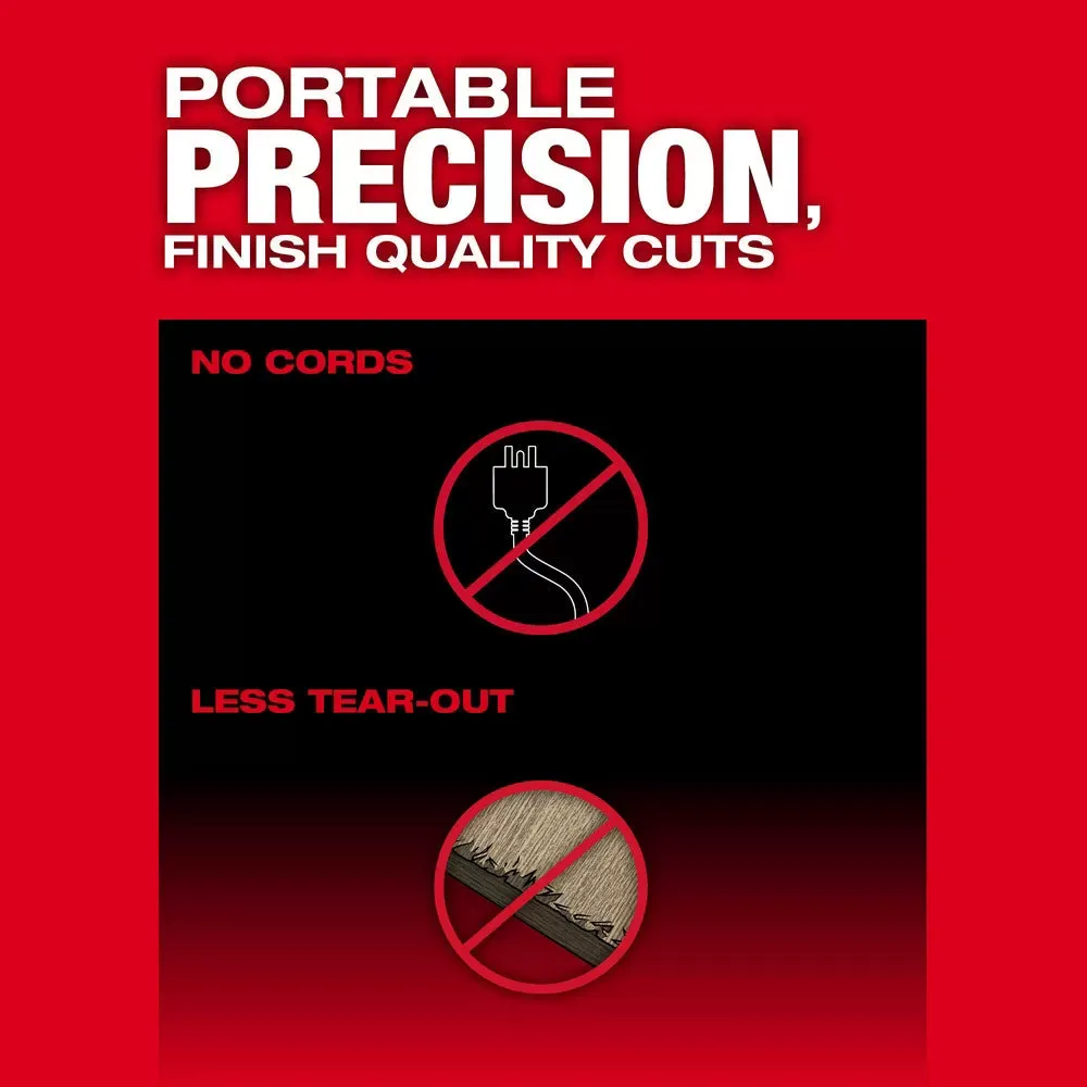 Milwaukee 2831-20PO M18 FUEL 18V Track Saw w/ Track/Blade/Packout - Bare Tool