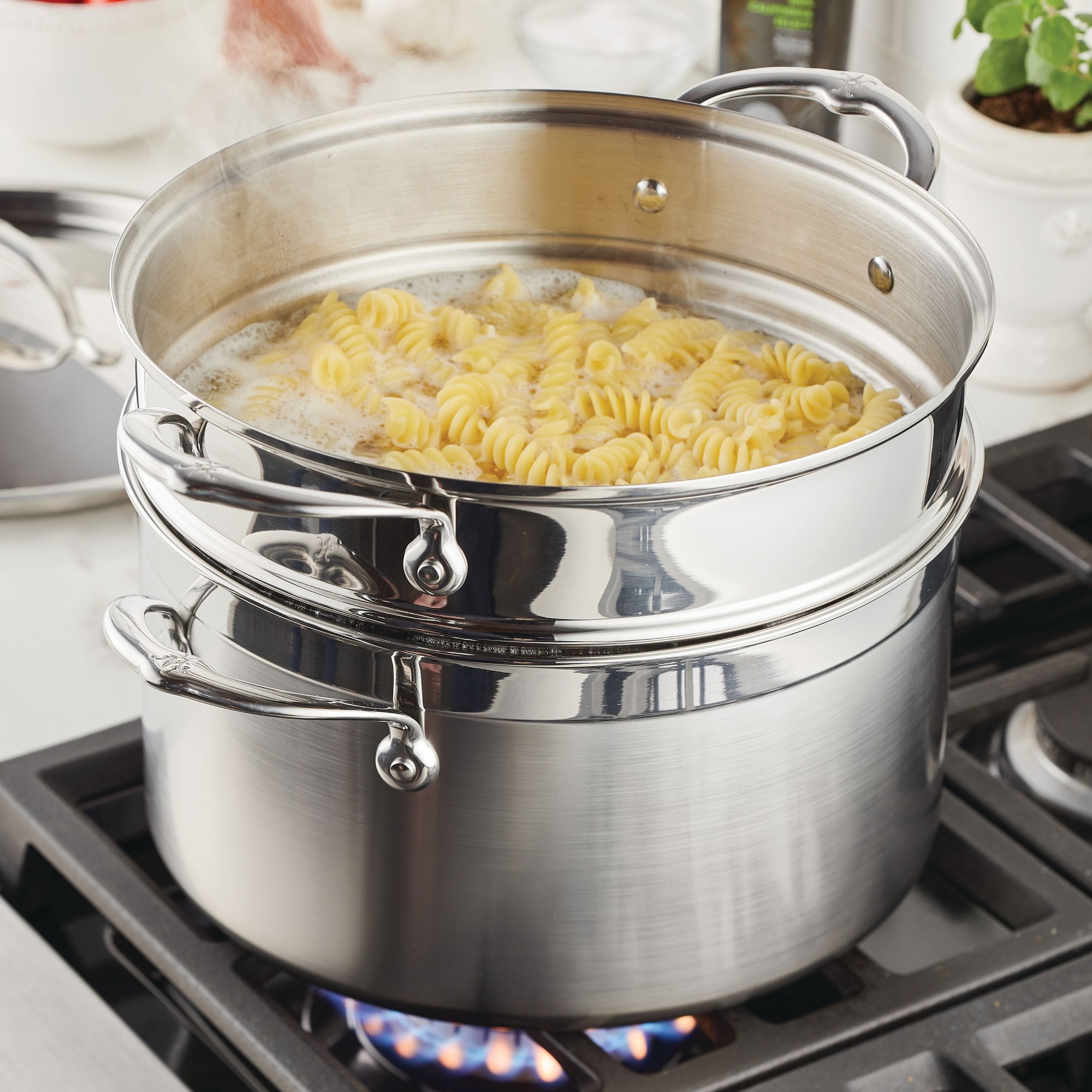 Hestan Provisions Stainless-Steel Pasta Insert, 8-Qt.