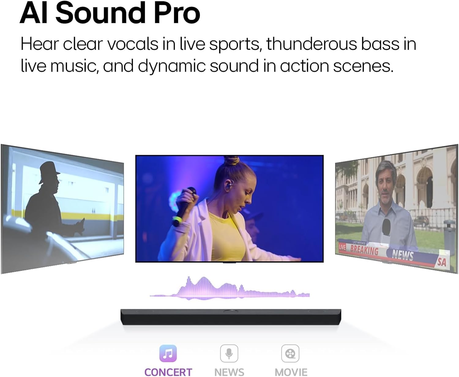 LG 86-Inch Class UT75 Series LED Smart TV 4K Processor Flat Screen AI-Powered with Alexa Built-in (86UT7590PUA, 2024)