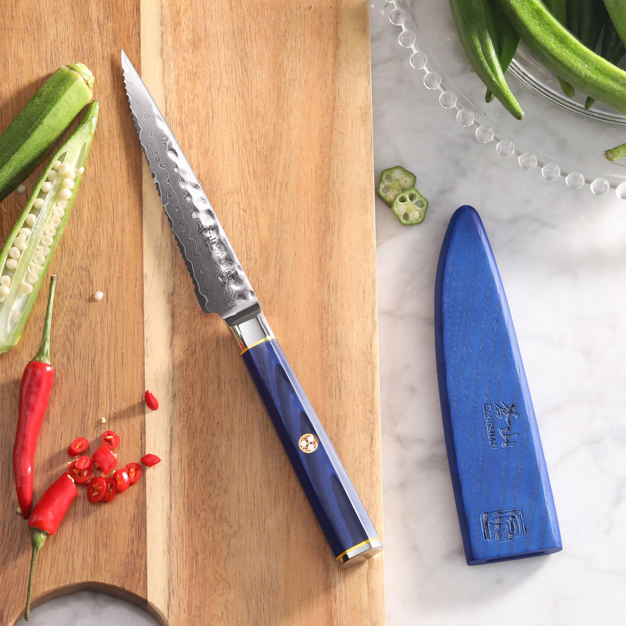 Cangshan Kita Serrated Utility Knife, 5