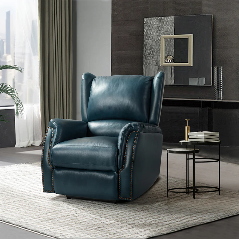 Flora Genuine Leather Power Recliner