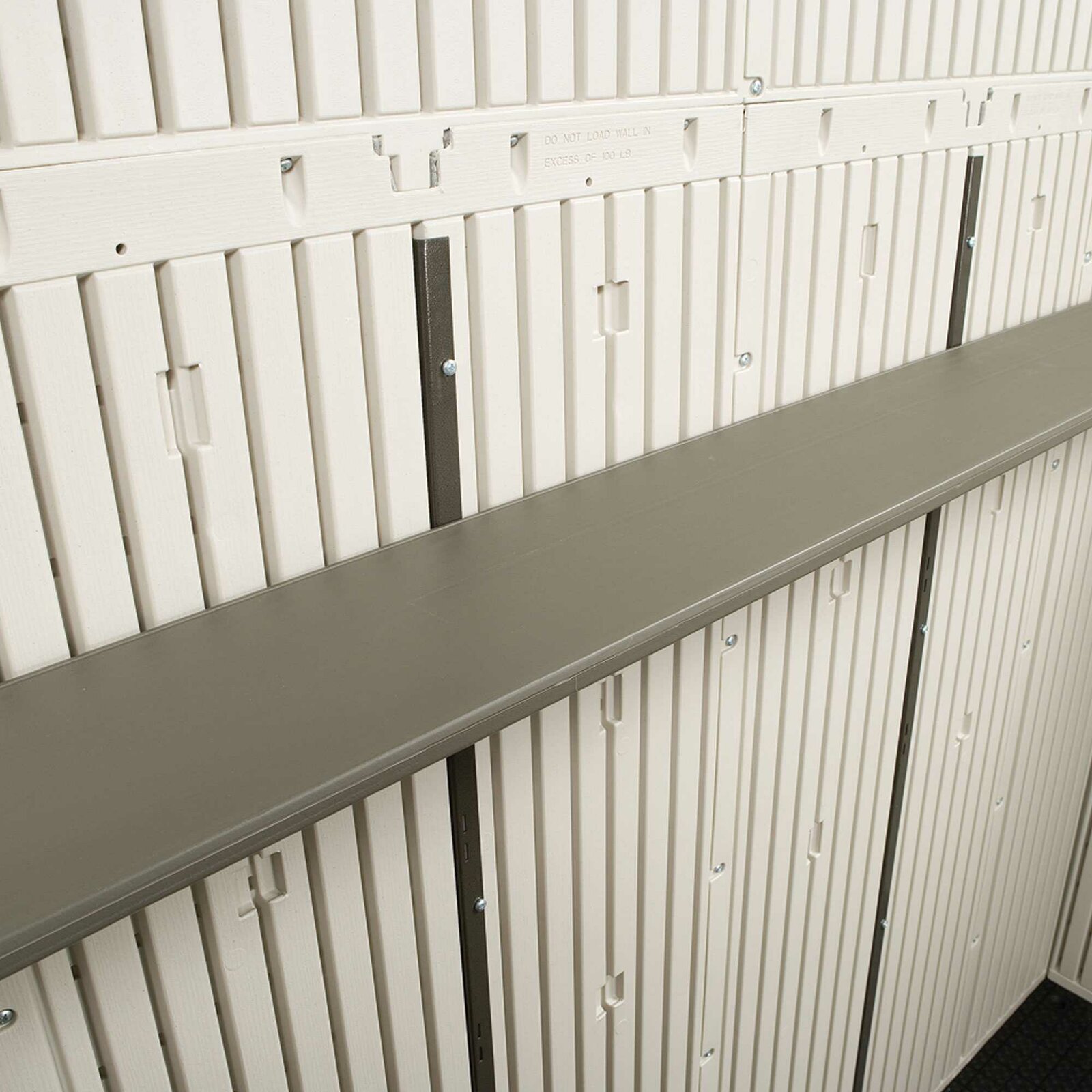 Dual Entry 15 ft. W x 8 ft. D Plastic Storage Shed