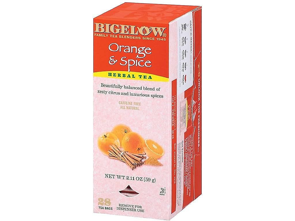 Bigelow Tea Lemon Ginger plus Probiotics Herbal Tea, Caffeine Free Tea with Lemon and Ginger, 18 Count Box (Pack of 6), 108 Total Tea Bags