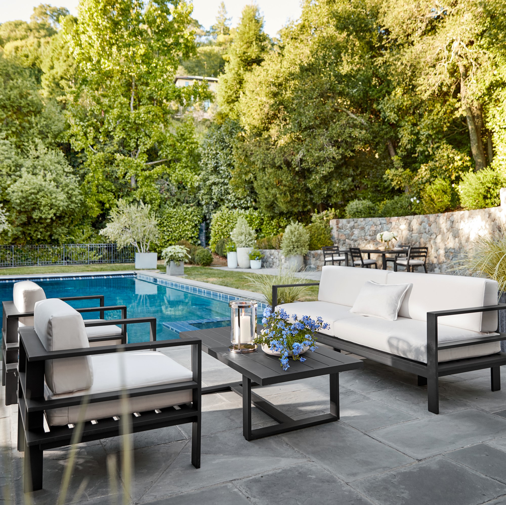 Ojai Outdoor Metal Cushions