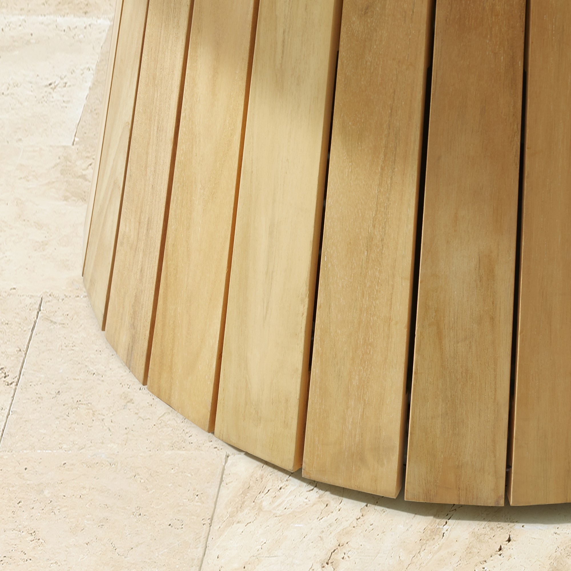 Balboa Oval Fiberstone Dining Table (72