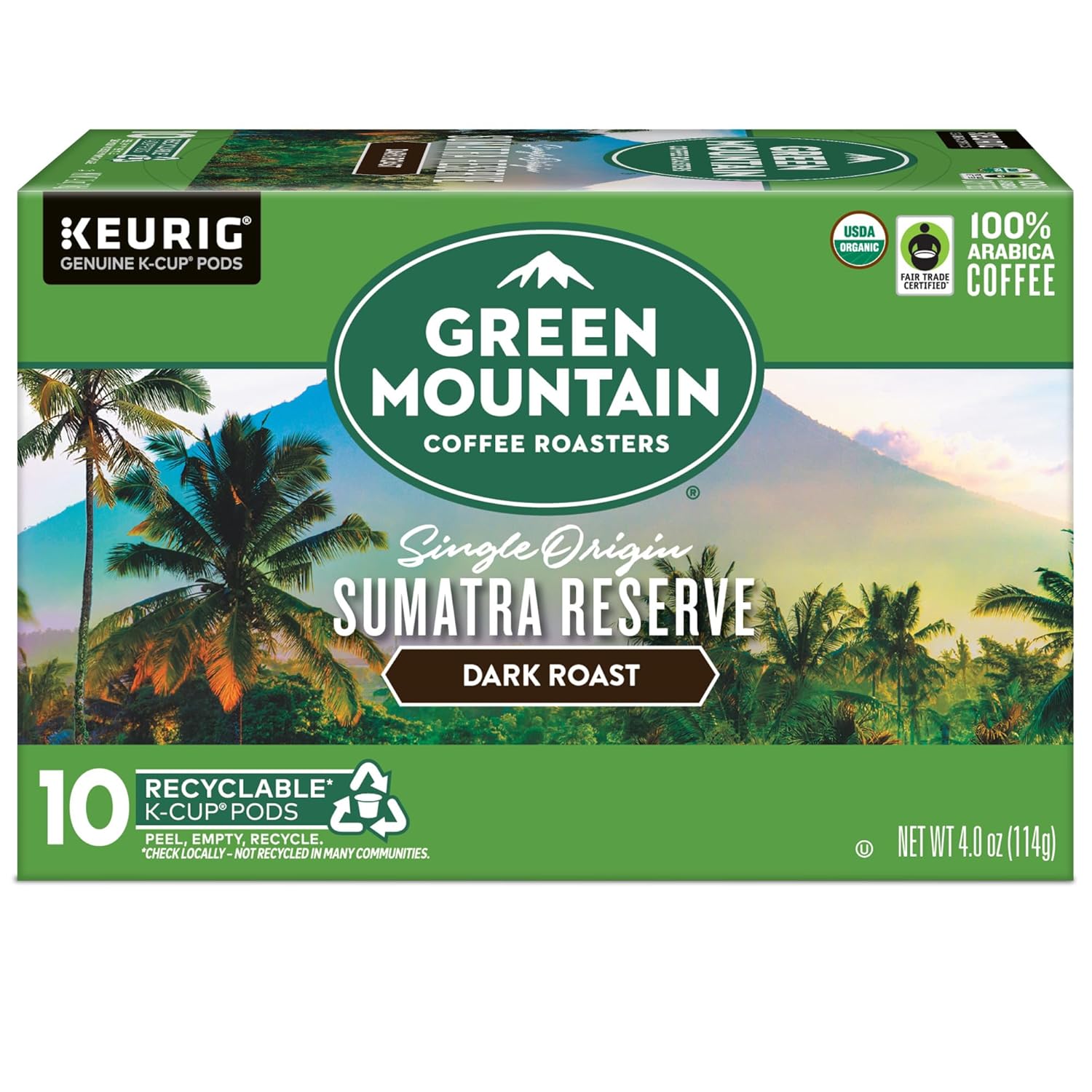 Green Mountain Coffee Roasters Dark Magic Keurig Single-Serve K-Cup Pods, Dark Roast Coffee, 72 Count (6 Packs of 12)