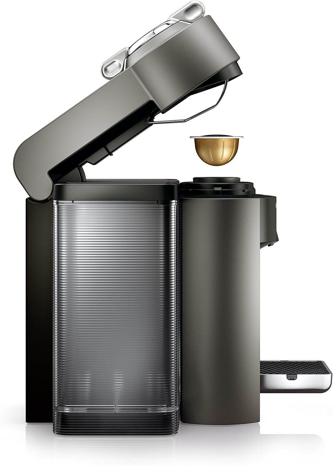 Nespresso Vertuo Coffee and Espresso Maker,1597 ml, by De'Longhi, Graphite Metal