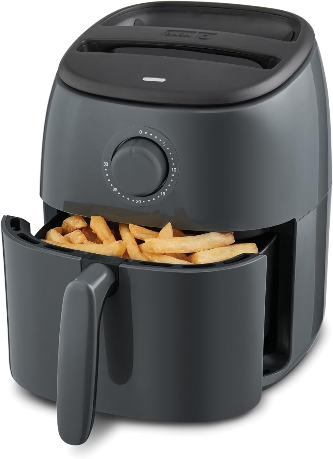 DASH Tasti-Crisp™ Electric Air Fryer Oven, 2.6 Qt., Aqua – Compact Air Fryer for Healthier Food in Minutes, Ideal for Small Spaces - Auto Shut Off, Analog, 1000-Watt