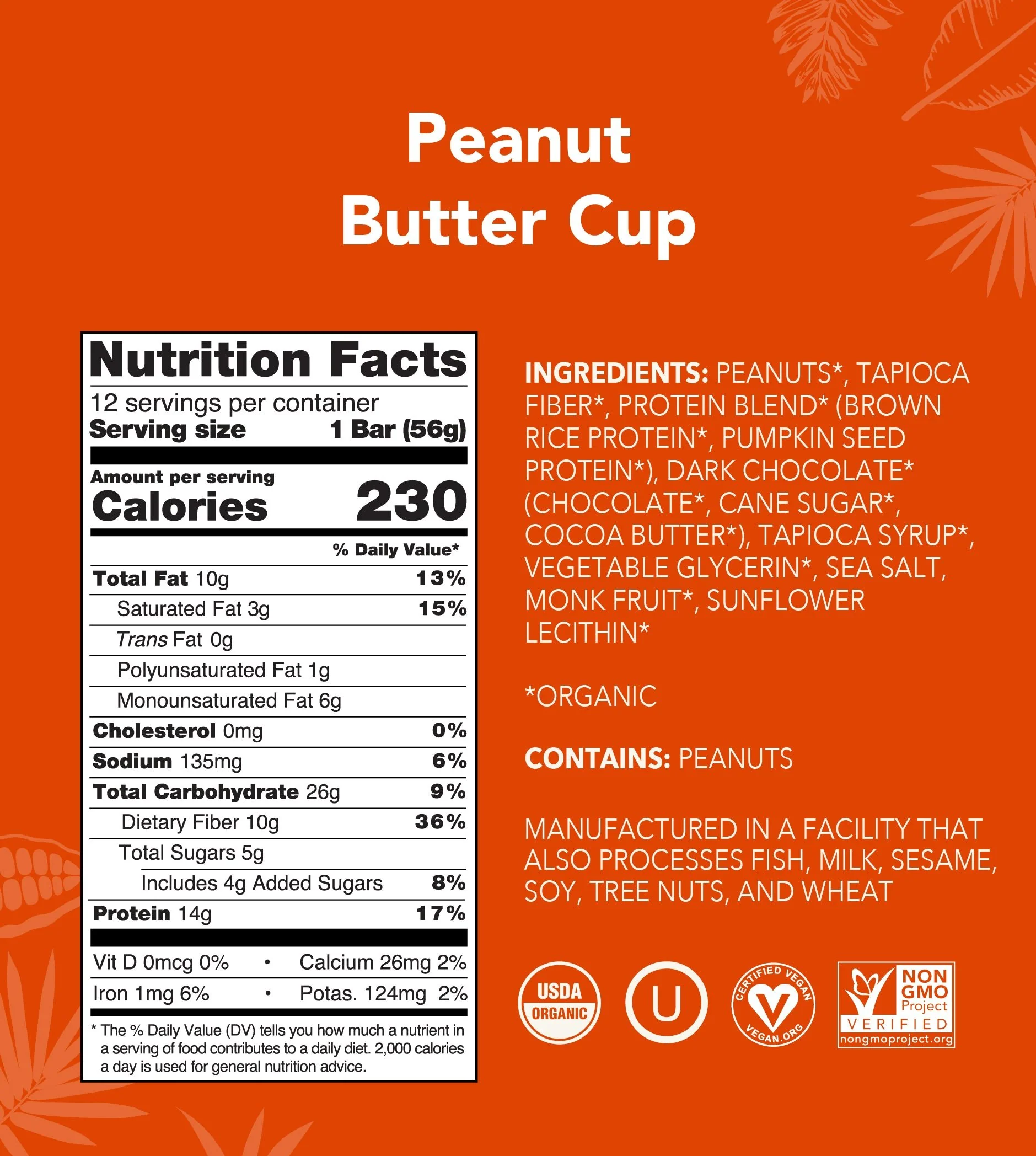 Peanut Butter Cup Protein Bar