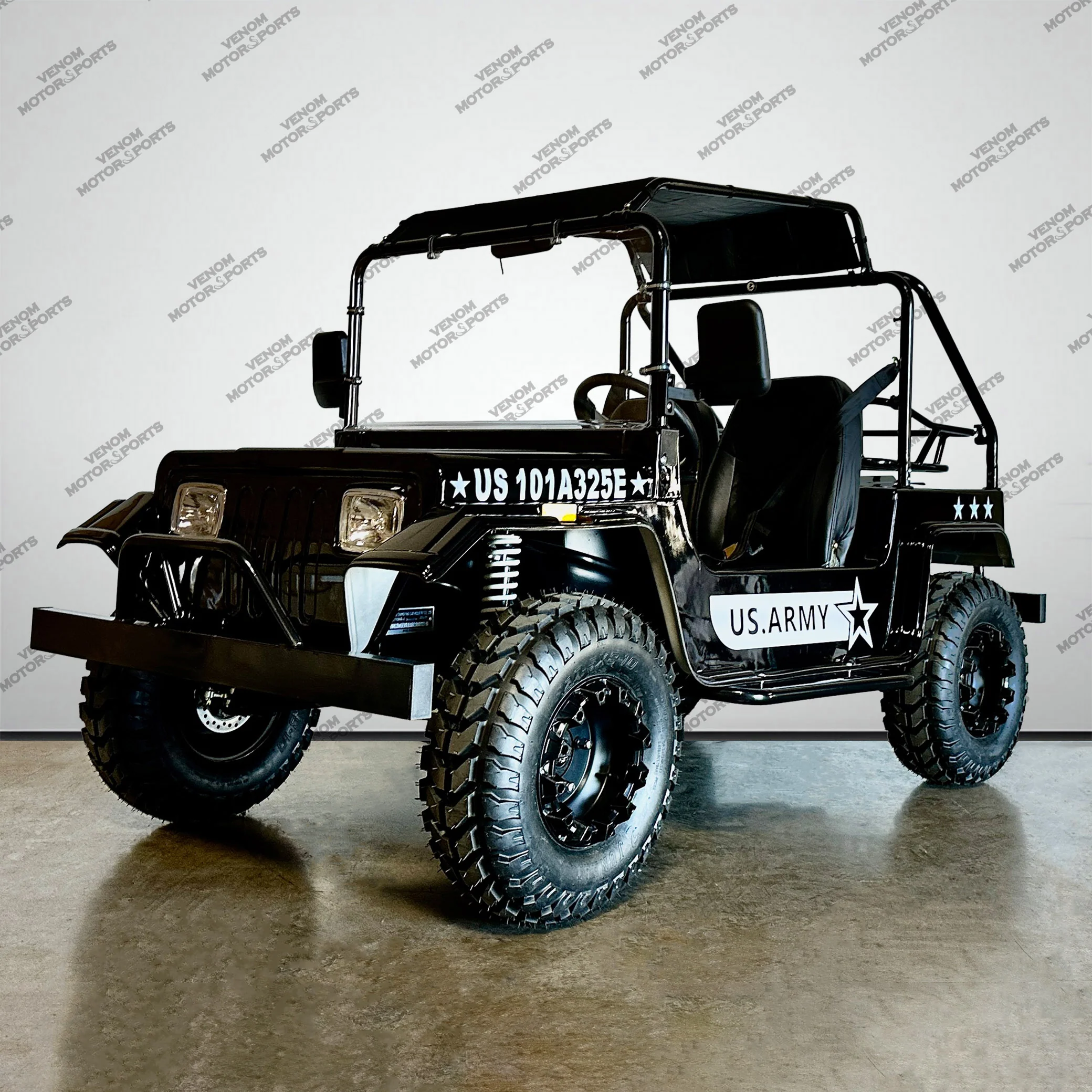 Venom 200cc Mini Jeep | Willys Edition | Full-Size | Automatic