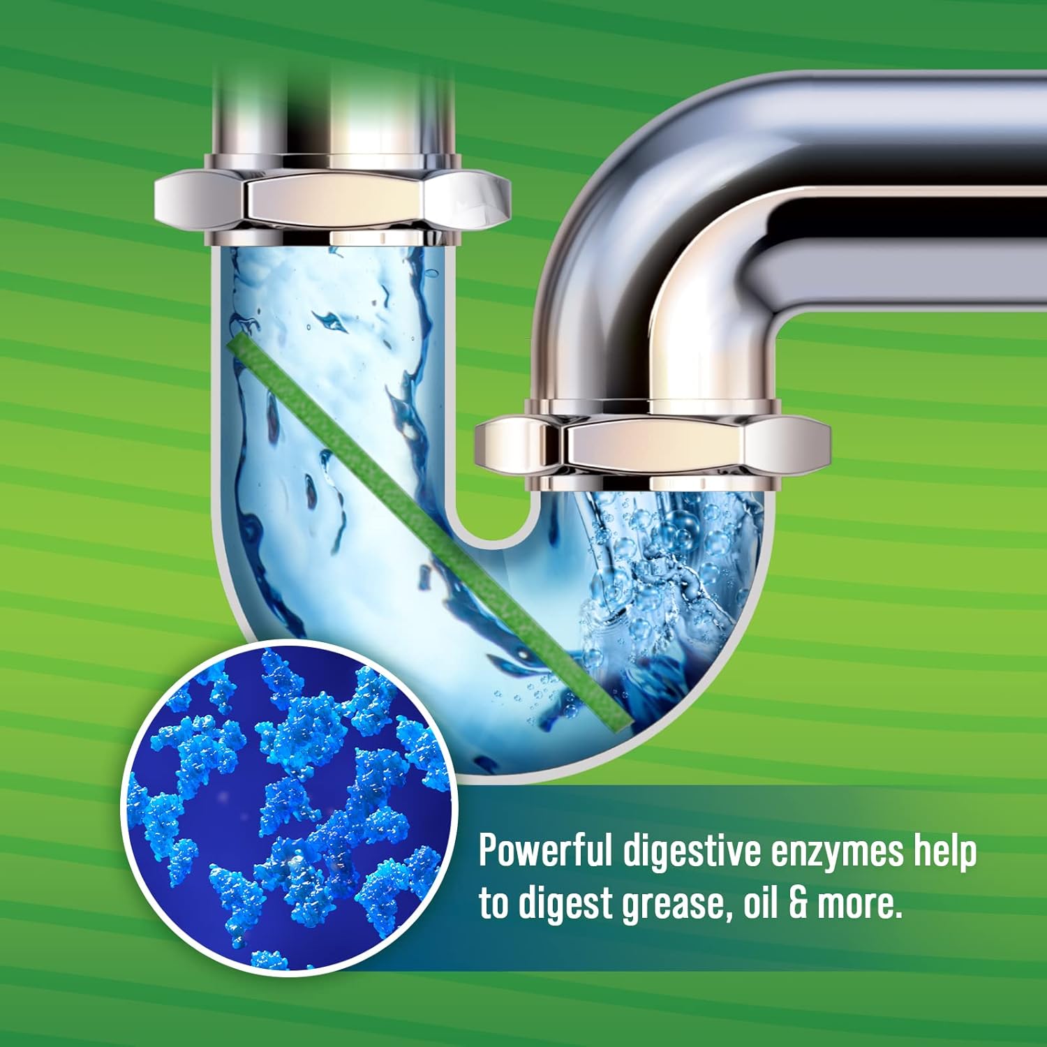 Green Gobbler Drain Cleaner & Deodorizer FRESH SCENT Sticks for Toilet Tanks, Sinks, Bathtub Drains, Washing Machine Drains and Garbage Disposals - 24 Pieces