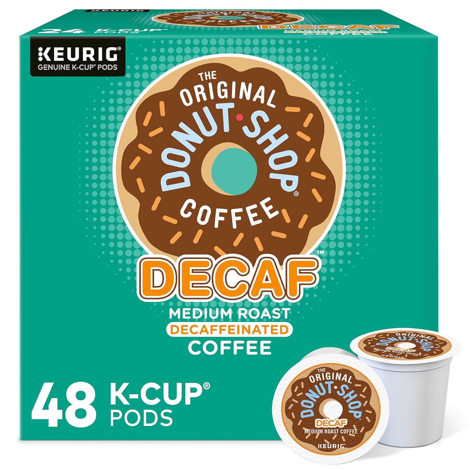 The Original Donut Shop Regular Keurig Single-Serve K-Cup Pods, Medium Roast Coffee, 96 Count