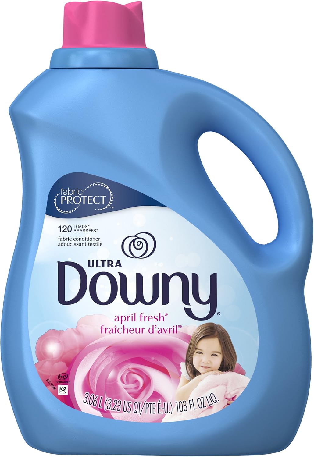 Downy Ultra Laundry Fabric Softener Liquid, April Fresh Scent, 168 Total Loads (Pack of 3)