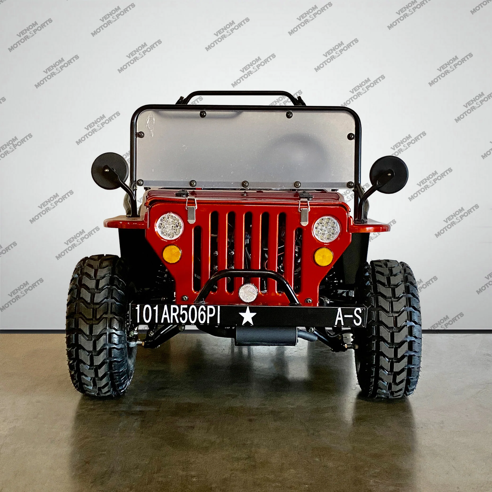 Venom Mini Jeep | 125cc | 2 Seater | Willys Edition | 3 Speed