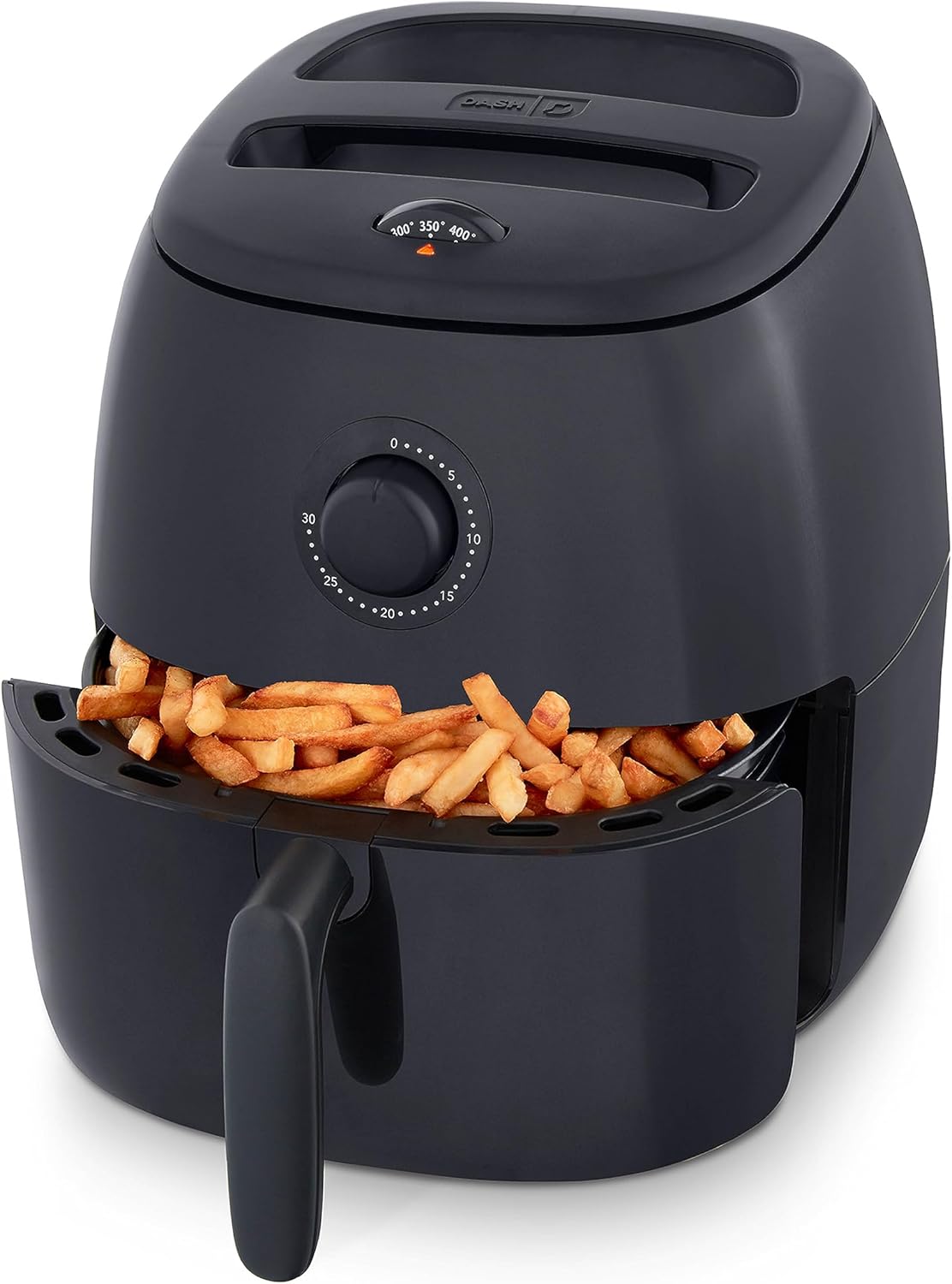 DASH Tasti-Crisp™ Electric Air Fryer Oven, 2.6 Qt., Aqua – Compact Air Fryer for Healthier Food in Minutes, Ideal for Small Spaces - Auto Shut Off, Analog, 1000-Watt