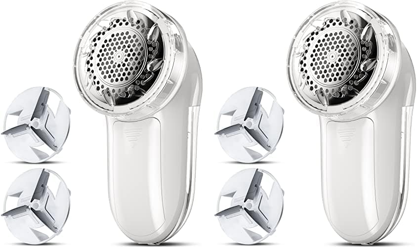 Bymore Fabric Shaver, Lint Remover, Lint Shaver Defuzzer Sweater Shaver for Clothes and Furniture AC Adapter or Battery Operated Pill Fuzz Remover