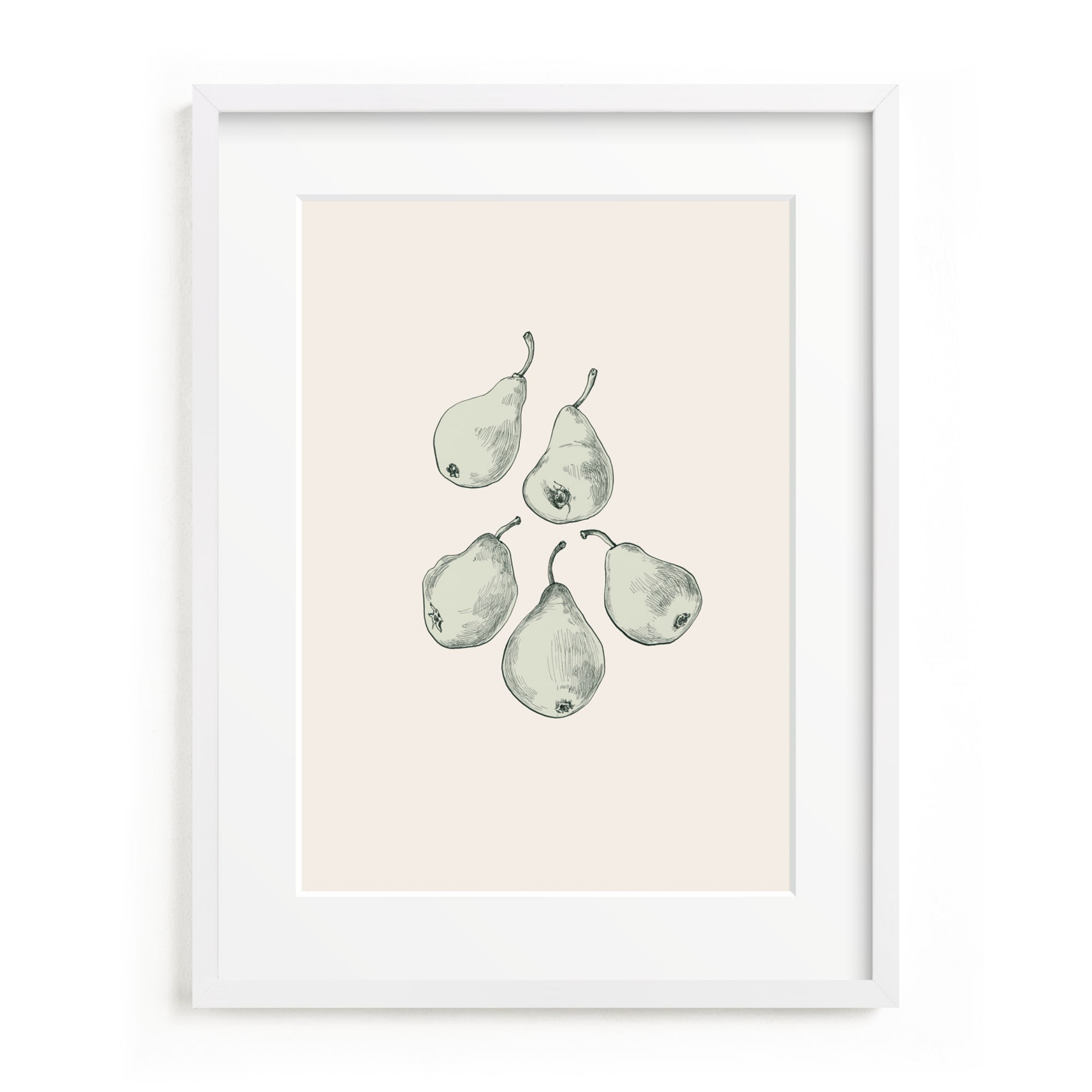Pears as Tears Limited Edition Kitchen Art by Minted