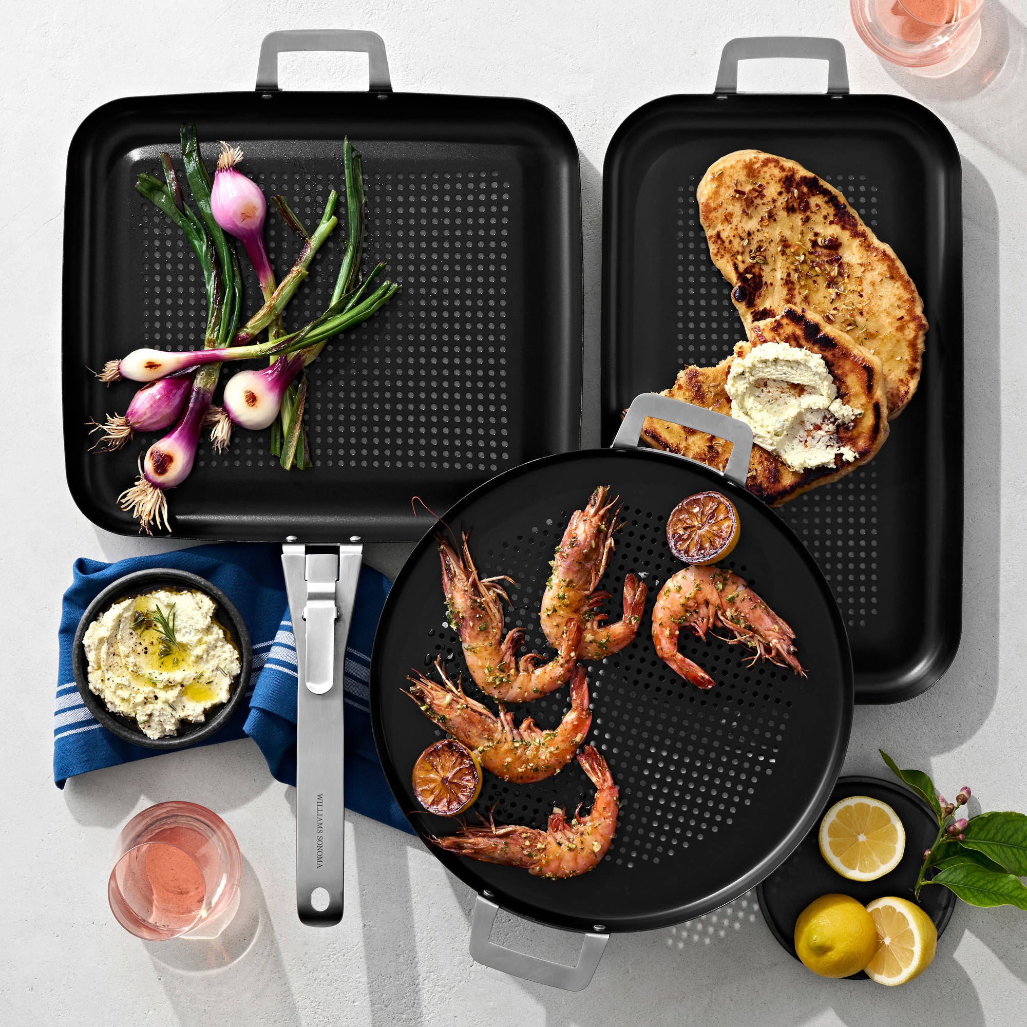 Williams Sonoma High Heat Nonstick Outdoor Cookware Set