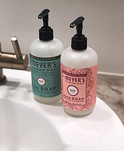 MRS. MEYER'S CLEAN DAY Hand Soap, Made with Essential Oils, Biodegradable Formula, Honeysuckle, 12.5 fl. oz - Pack of 3