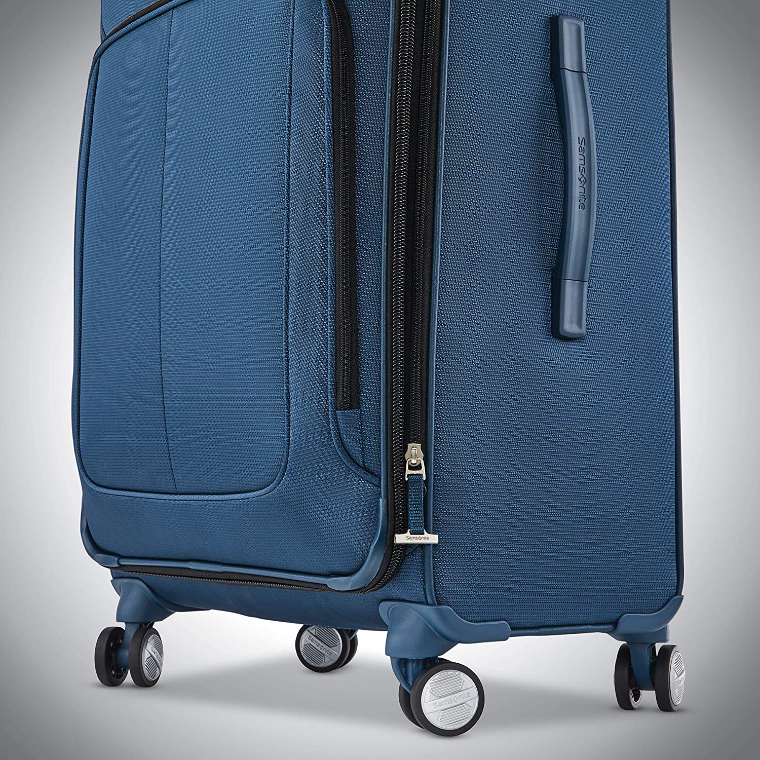 Samsonite Solyte DLX Carry on Expandable Spinner Mediterranean Blue