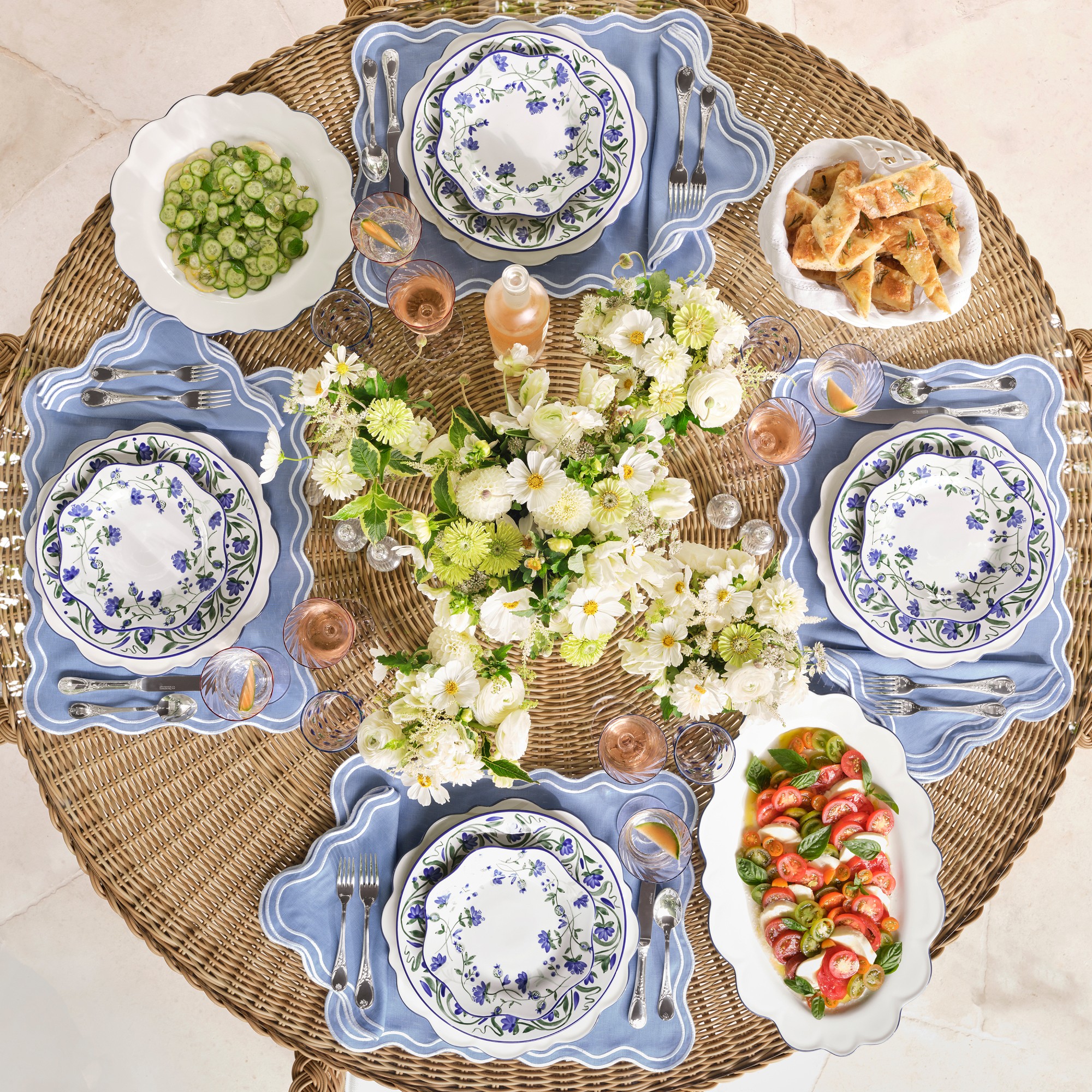 AERIN Garden Bouquet Dinnerware Collection