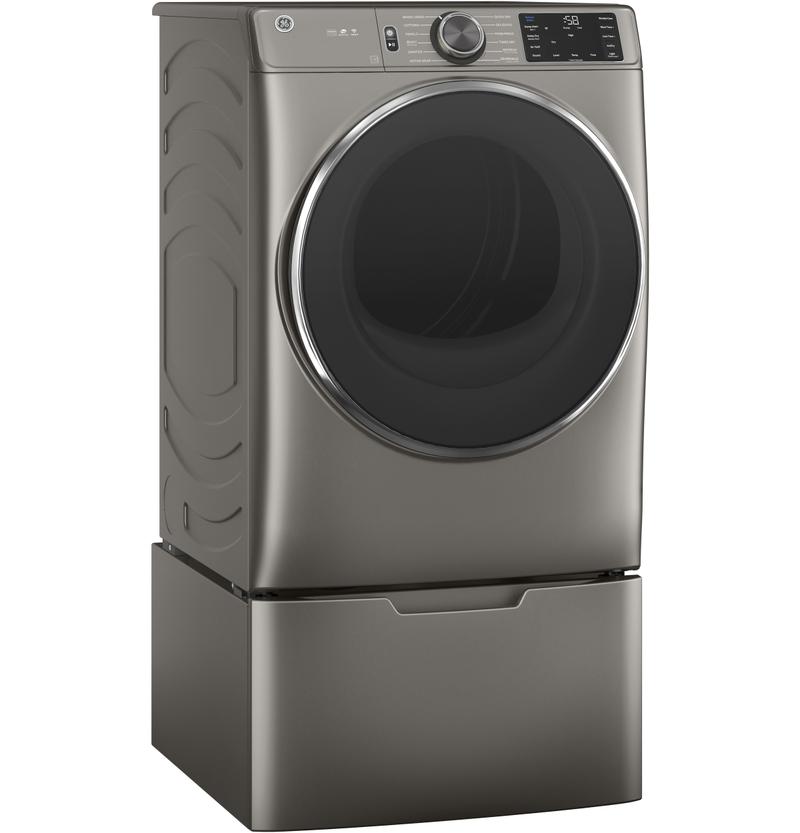 GE ENERGY STAR 7.8 cu. ft. Efficiency Stackable Smart Front Load Washer with Steam and Super Speed Wash