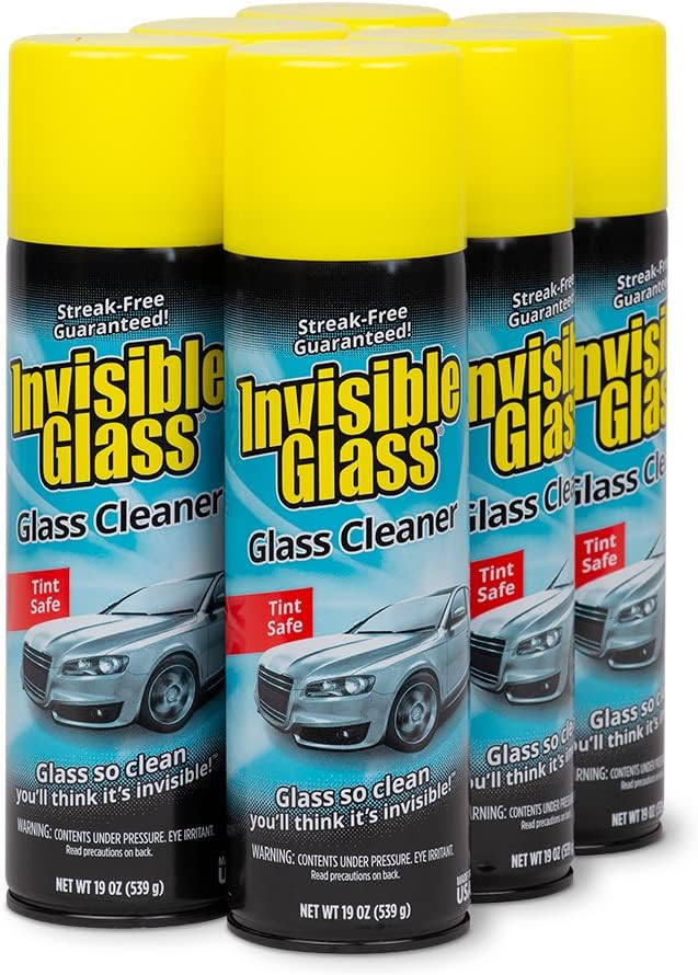 Invisible Glass 91164-2PK 19-Ounce Foam Cleaner for Auto and Home for a Streak-Free Shine, Deep Cleaning Foaming Action, Safe for Tinted and Non-Tinted Windows, Ammonia Free, Pack of 2