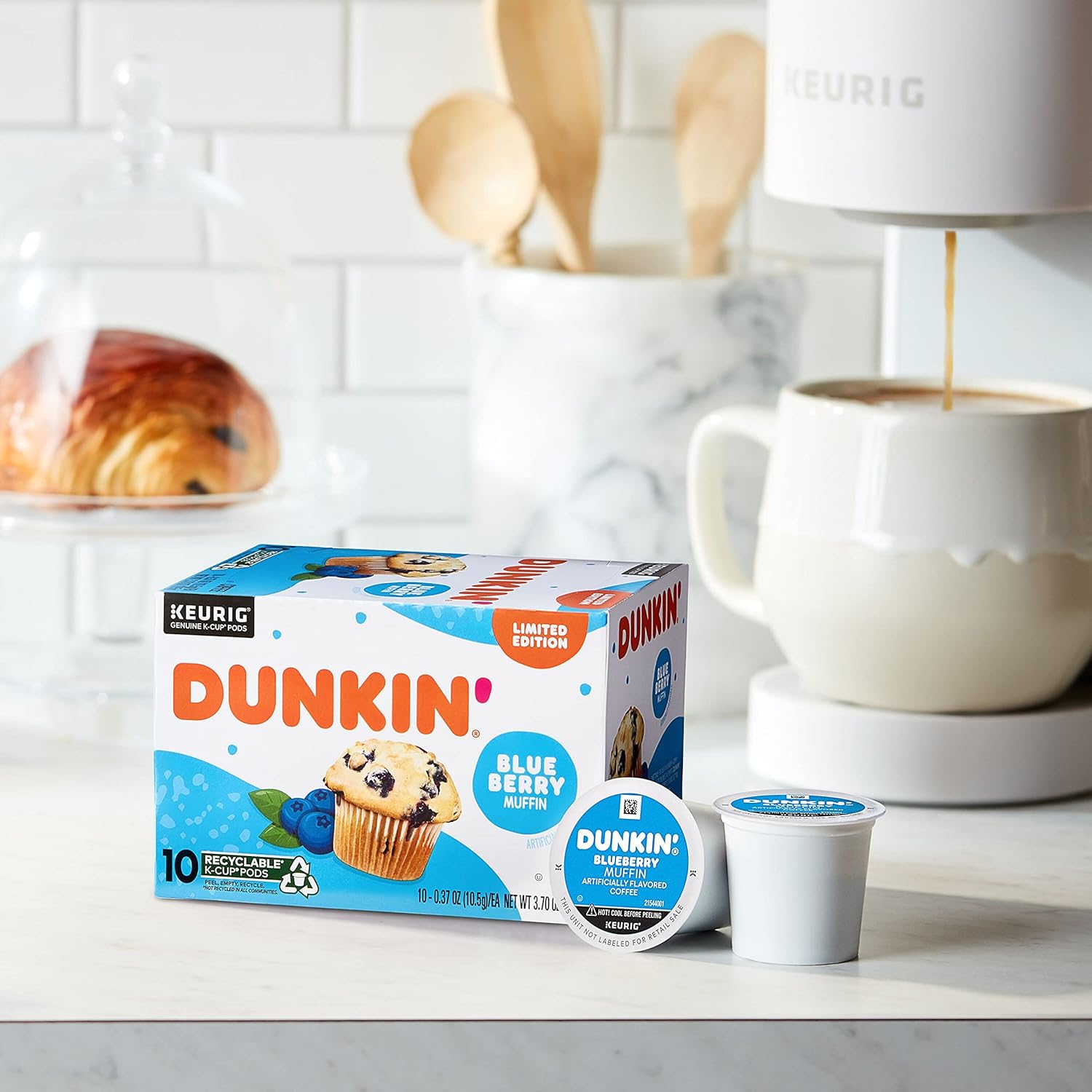 Dunkin' Original Blend Medium Roast Coffee, 60 Keurig K-Cup Pods