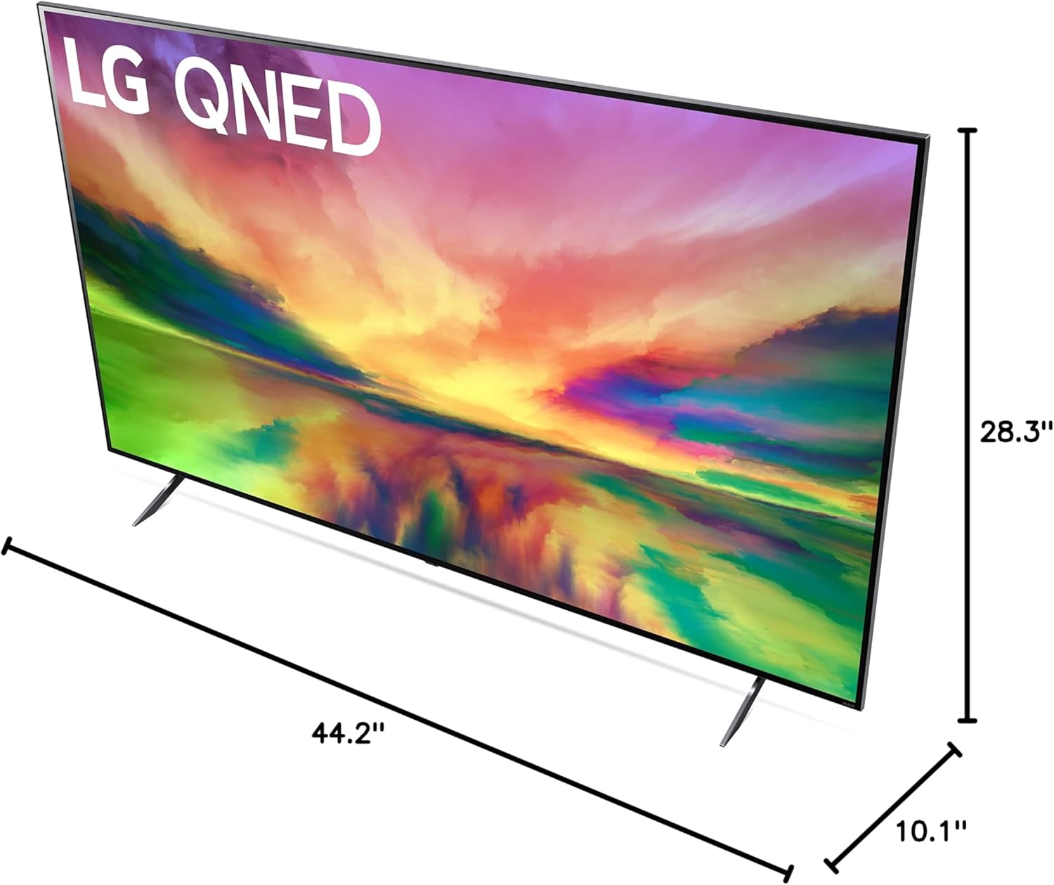 LG QNED80 Series 65-Inch Class QNED Mini LED Smart TV 4K Processor Smart Flat Screen TV for Gaming with Magic Remote AI-Powered 65QNED80URA, 2023 with Alexa Built-in,Black