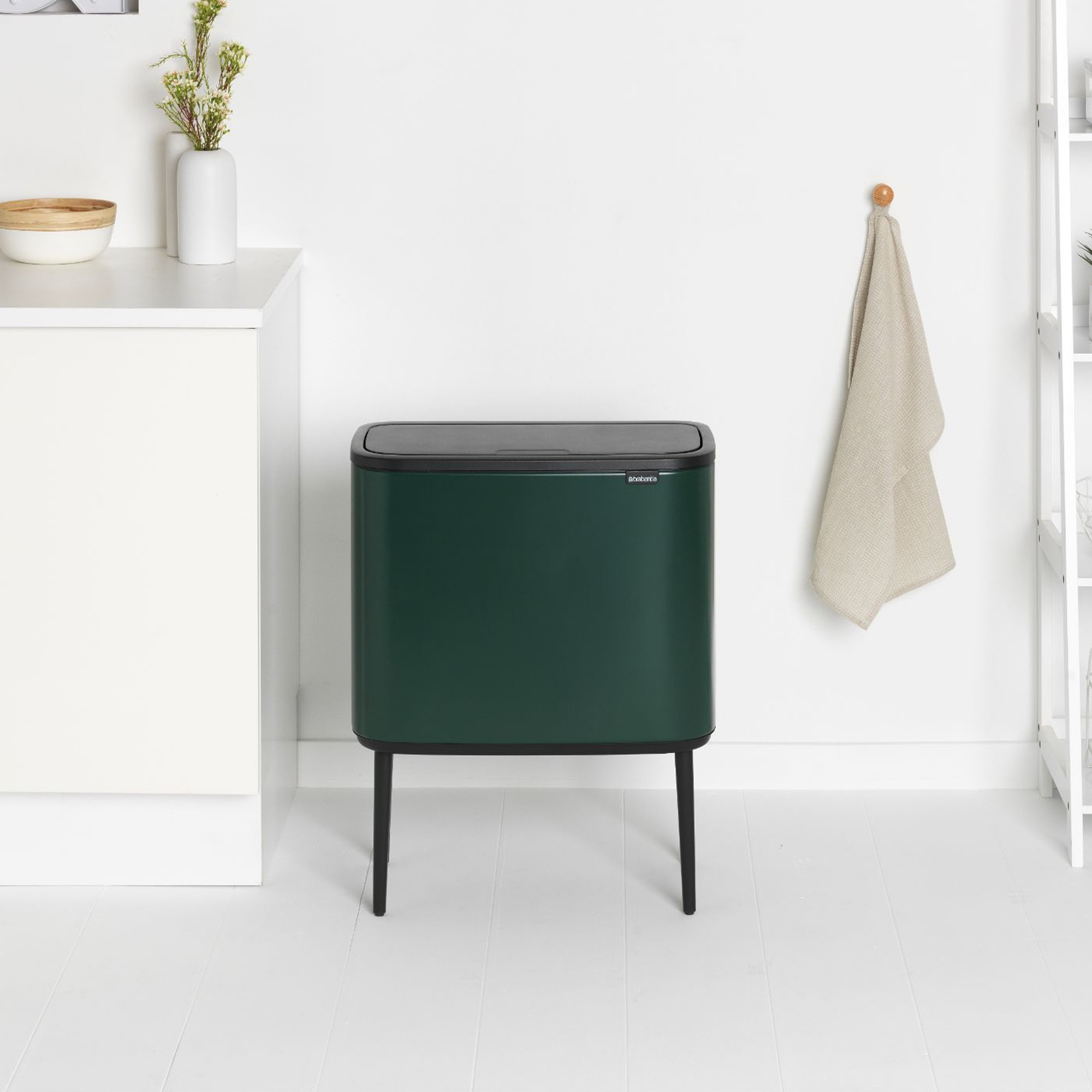 Brabantia Bo Touch Top Can, 9.5 Gallons