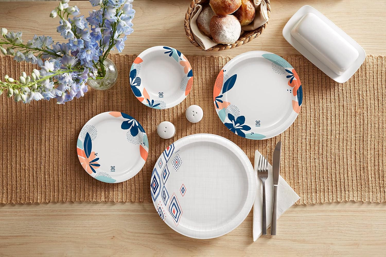 Dixie Large Paper Plates, 10 Inch, 204 Count, 2X Stronger*, Microwave-Safe, Soak-Proof, Cut Resistant, Disposable Plates For Everyday Breakfast, Lunch, & Dinner Meals