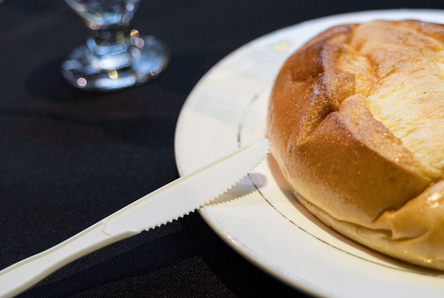 POSATE Clear Knives, Heavy-Duty Crystal (100 Knives)