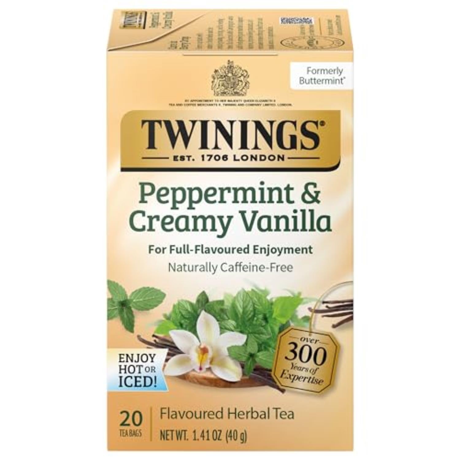 Twinings English Breakfast Black Tea Individually Wrapped Bags, 100 Count (Pack of 1), Smooth, Flavourful, and Robust, Caffeinated, Enjoy Hot or Iced | Packaging May Vary