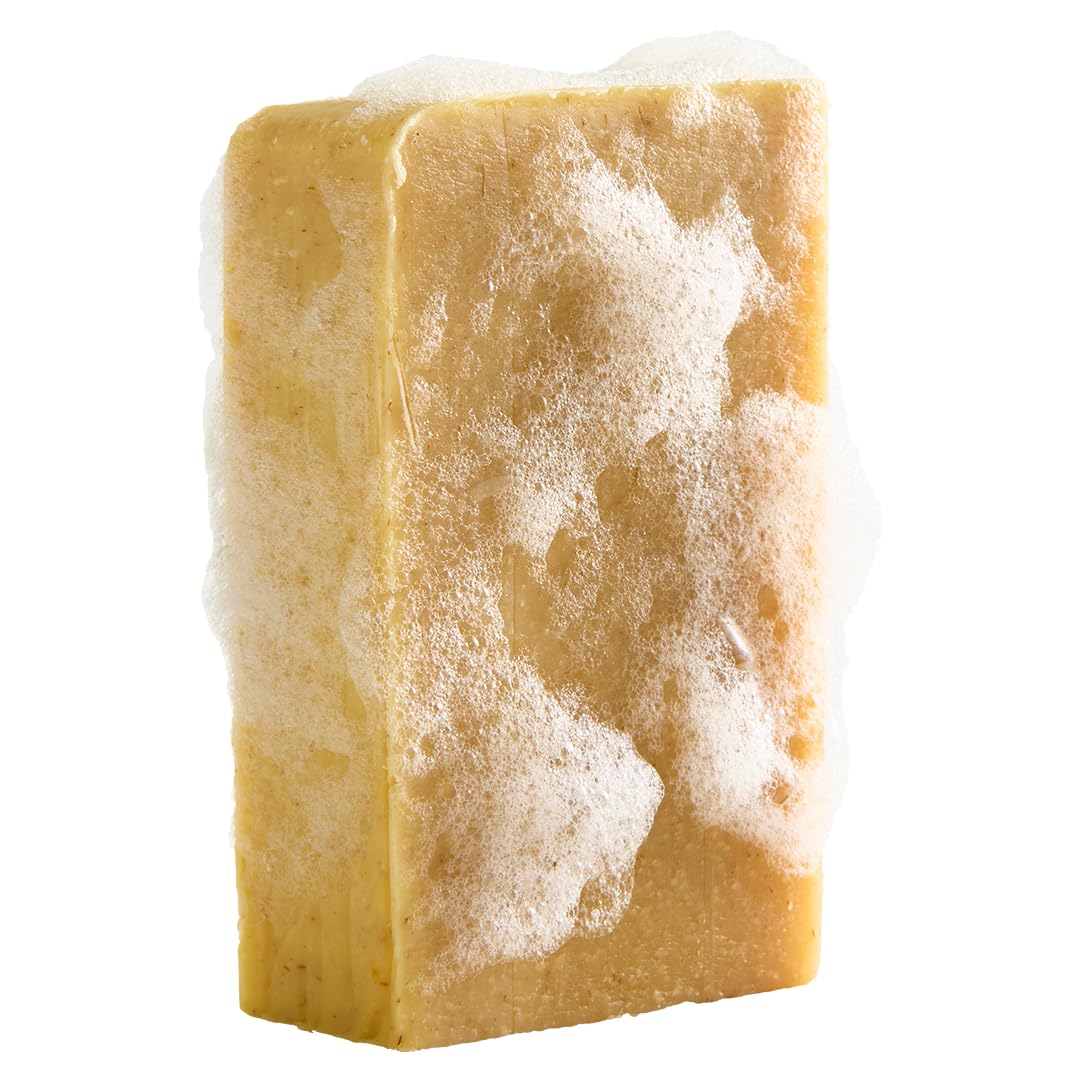 Handmade Vegan Natural Bar Soap Cold Pressed For Face And Body, With Premium Essential Oils, Eucalyptus & Peppermint For Men And Women 3 Pack (Lavender)