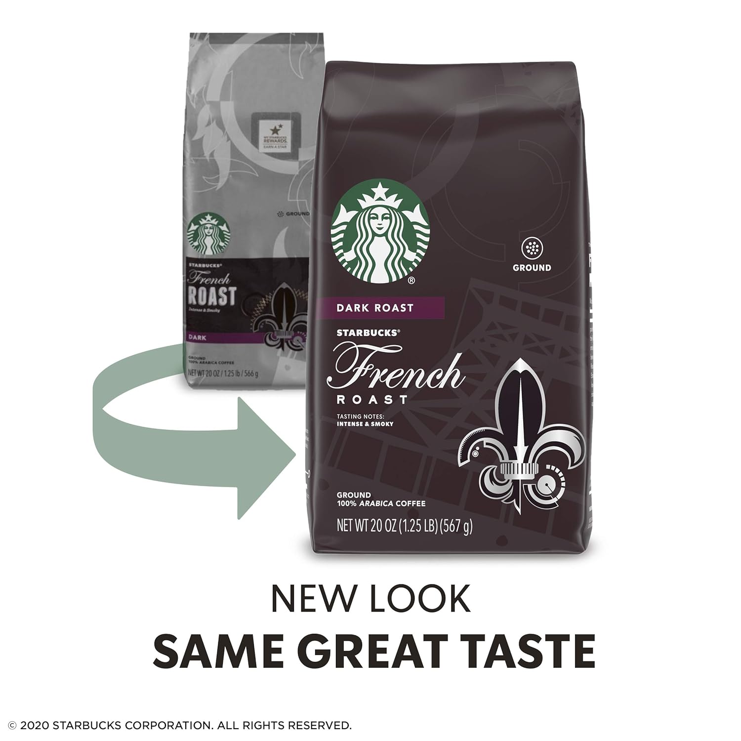 Starbucks Ground Coffee, Dark Roast Coffee, Caffè Verona, 100% Arabica, 1 bag (28 oz)