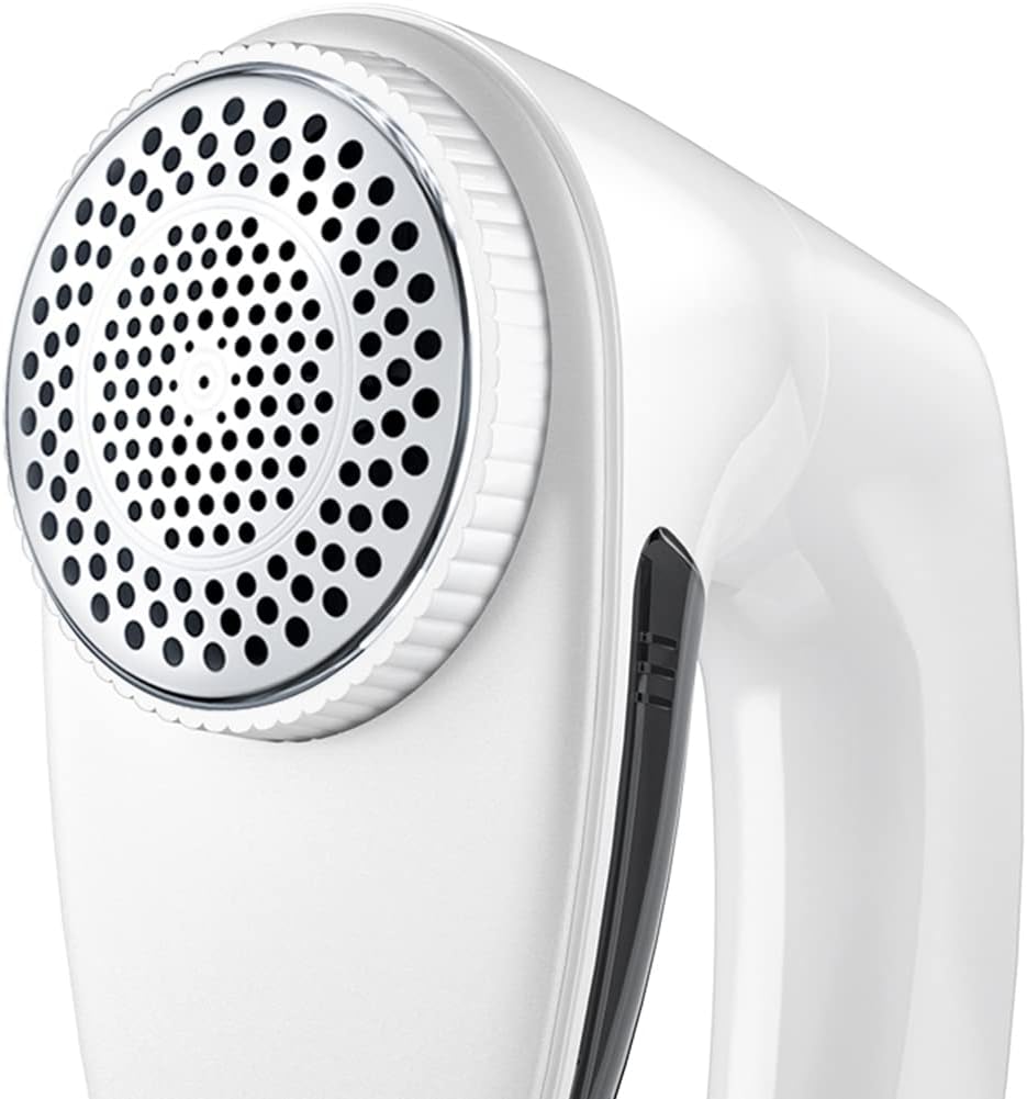 Bymore Fabric Shaver, Lint Shaver, Lint Remover Defuzzer Sweater Shaver for Clothes and Furniture(6-Leaf Blades,65mm Mesh,2 Blades Extra)