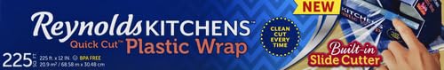Reynolds Kitchens Quick Cut Plastic Wrap, 225 Square Feet