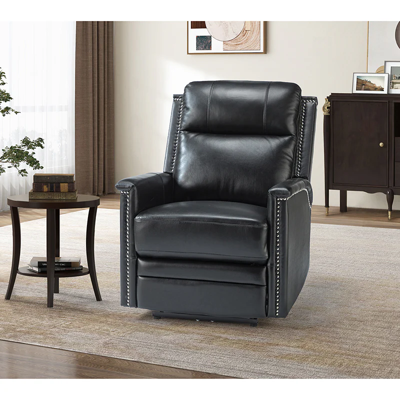 Ottfried Genuine Leather Power Recliner
