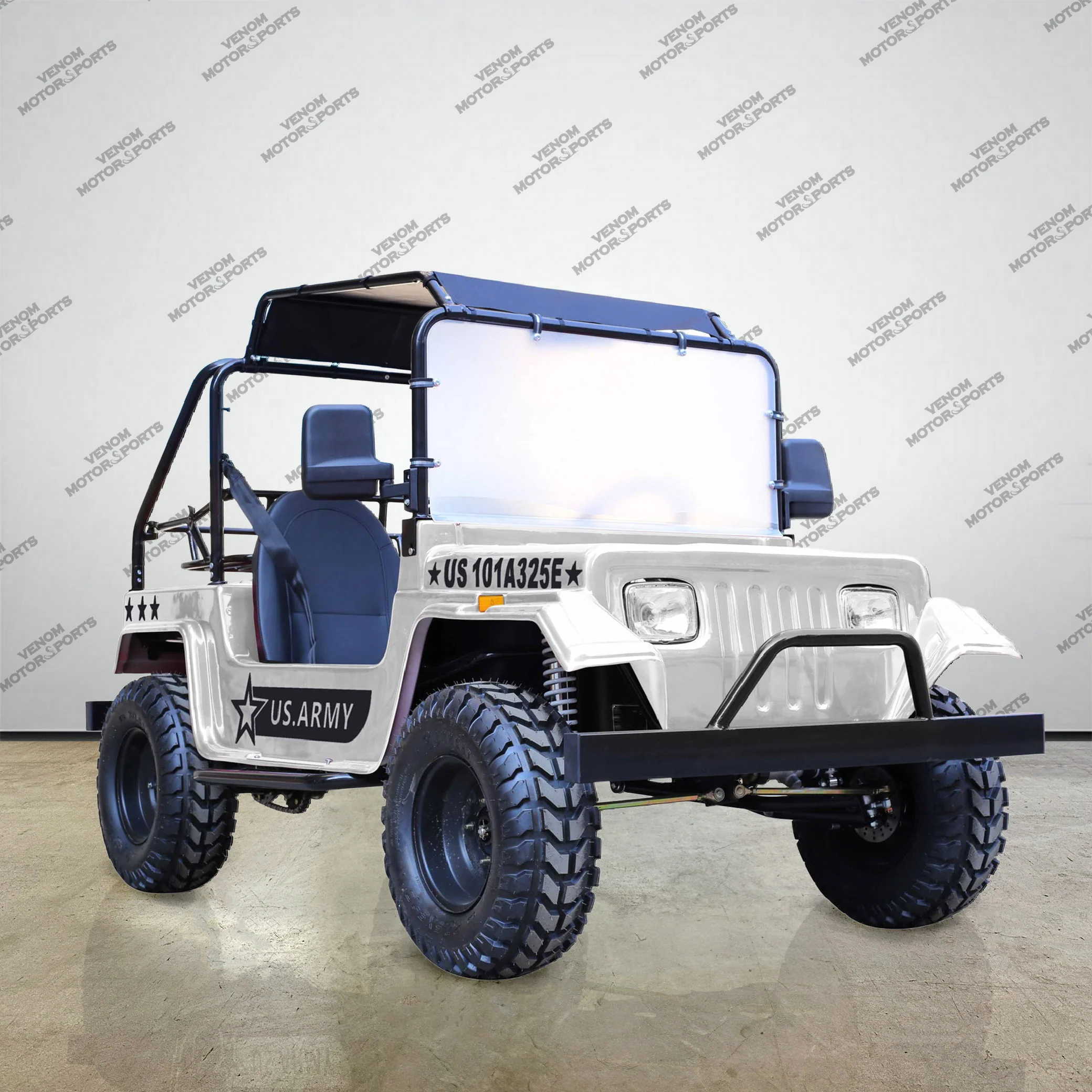 Venom 200cc Mini Jeep | Willys Edition | Full-Size | Automatic